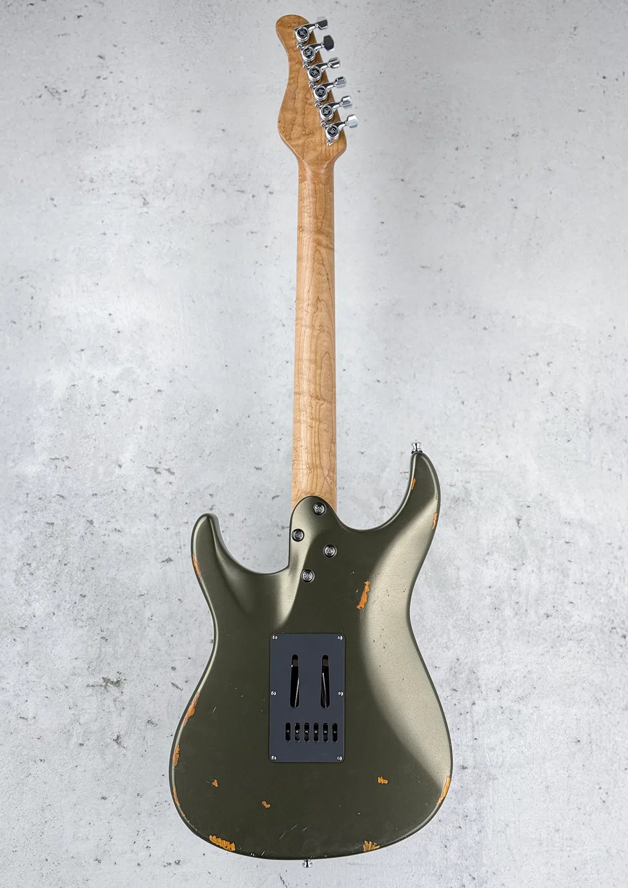 Mayones Aquila Aged V24 6 NAMM 2025 Limited Edition | Monolith Olive Green