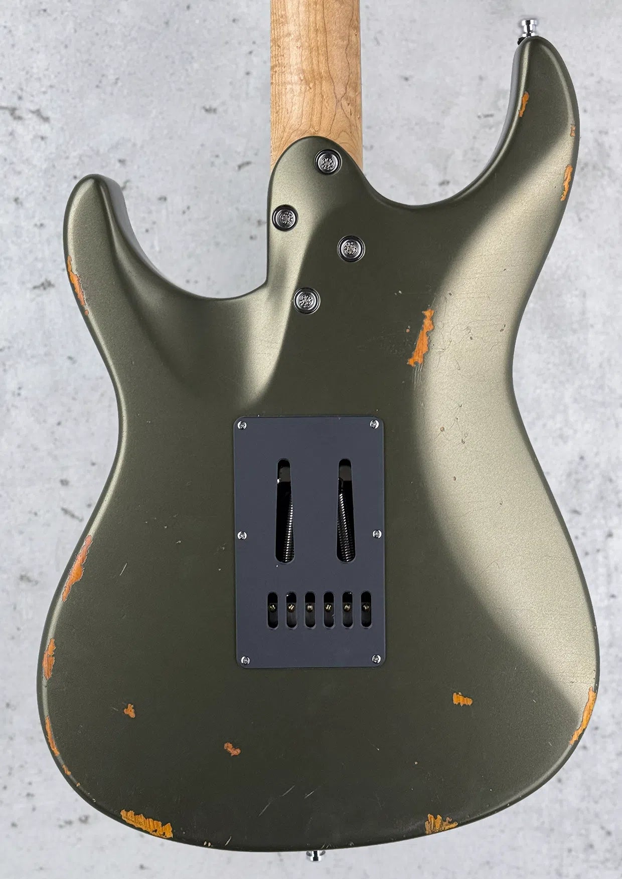 Mayones Aquila Aged V24 6 NAMM 2025 Limited Edition | Monolith Olive Green