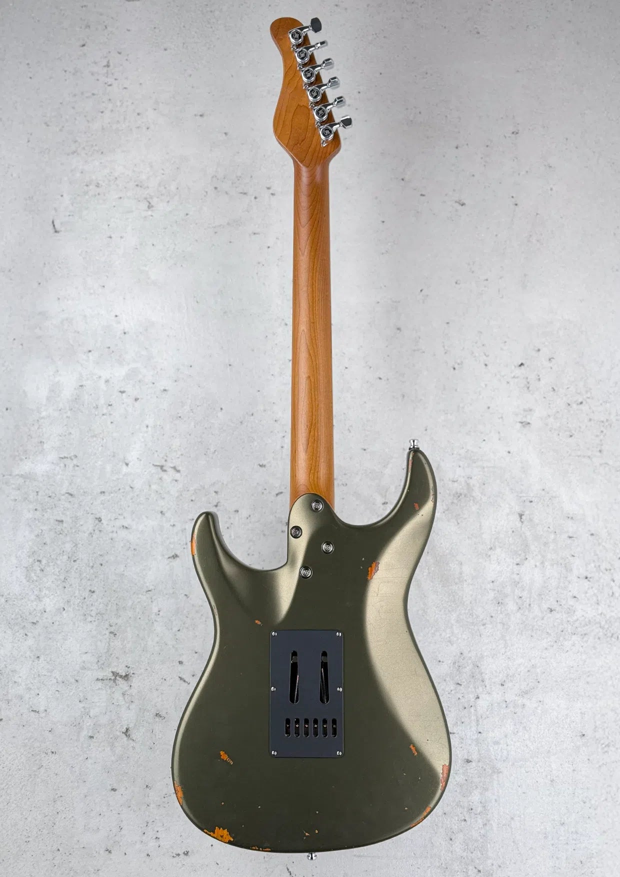 Mayones Aquila Aged V24 6 NAMM 2025 Limited Edition | Monolith Olive Green