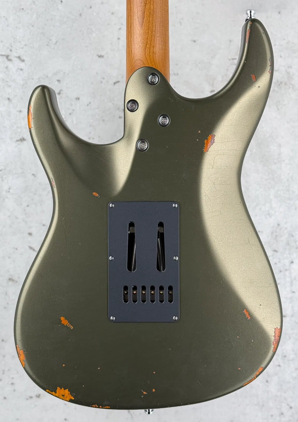 Mayones Aquila Aged V24 6 NAMM 2025 Limited Edition | Monolith Olive Green