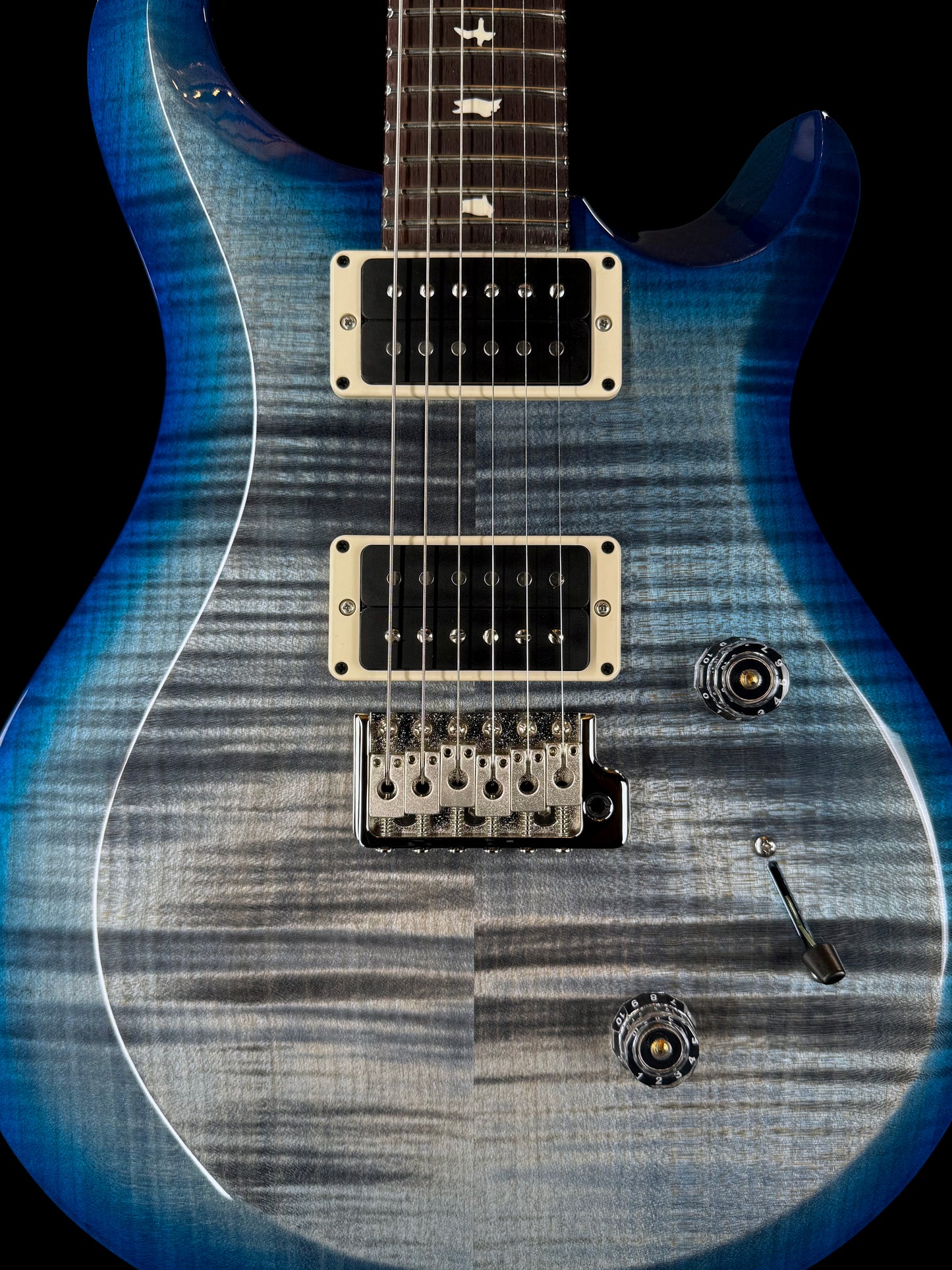 PRS S2 Custom 24 | Faded Gray Black Blue Burst