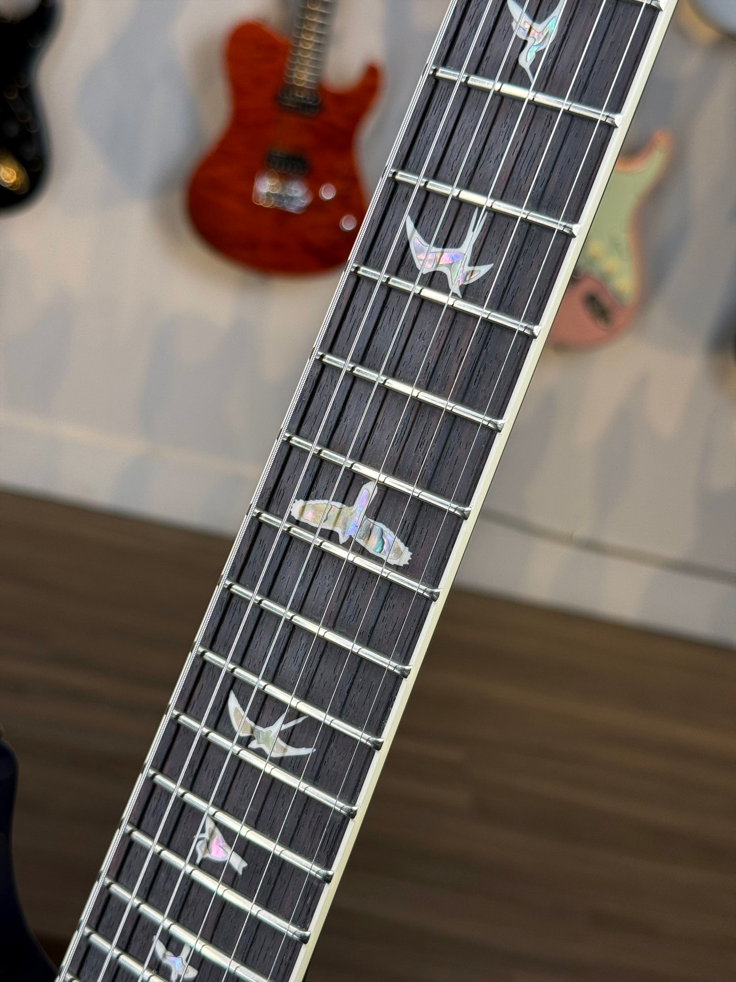 PRS Santana Retro Sprayer's Choice | Charcoal Blue Top/Deep Blue Back