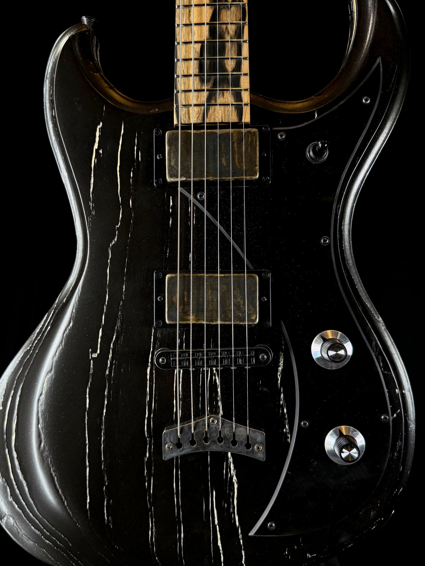 Dunable Gnarwhal USA Custom Shop | Black with Cream Pore Fill