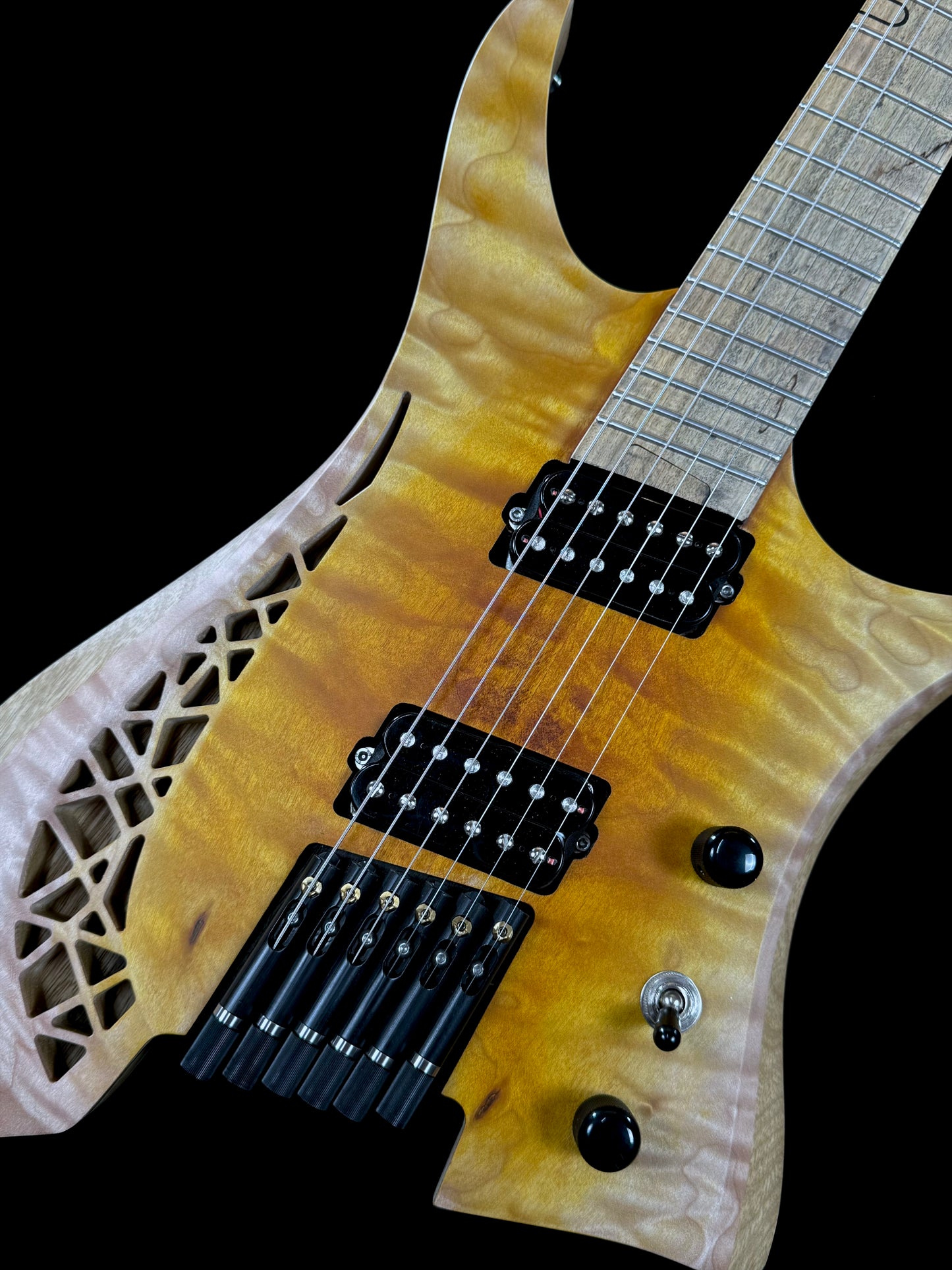 OD Guitars Minerva | Matte Amber Mid Burst