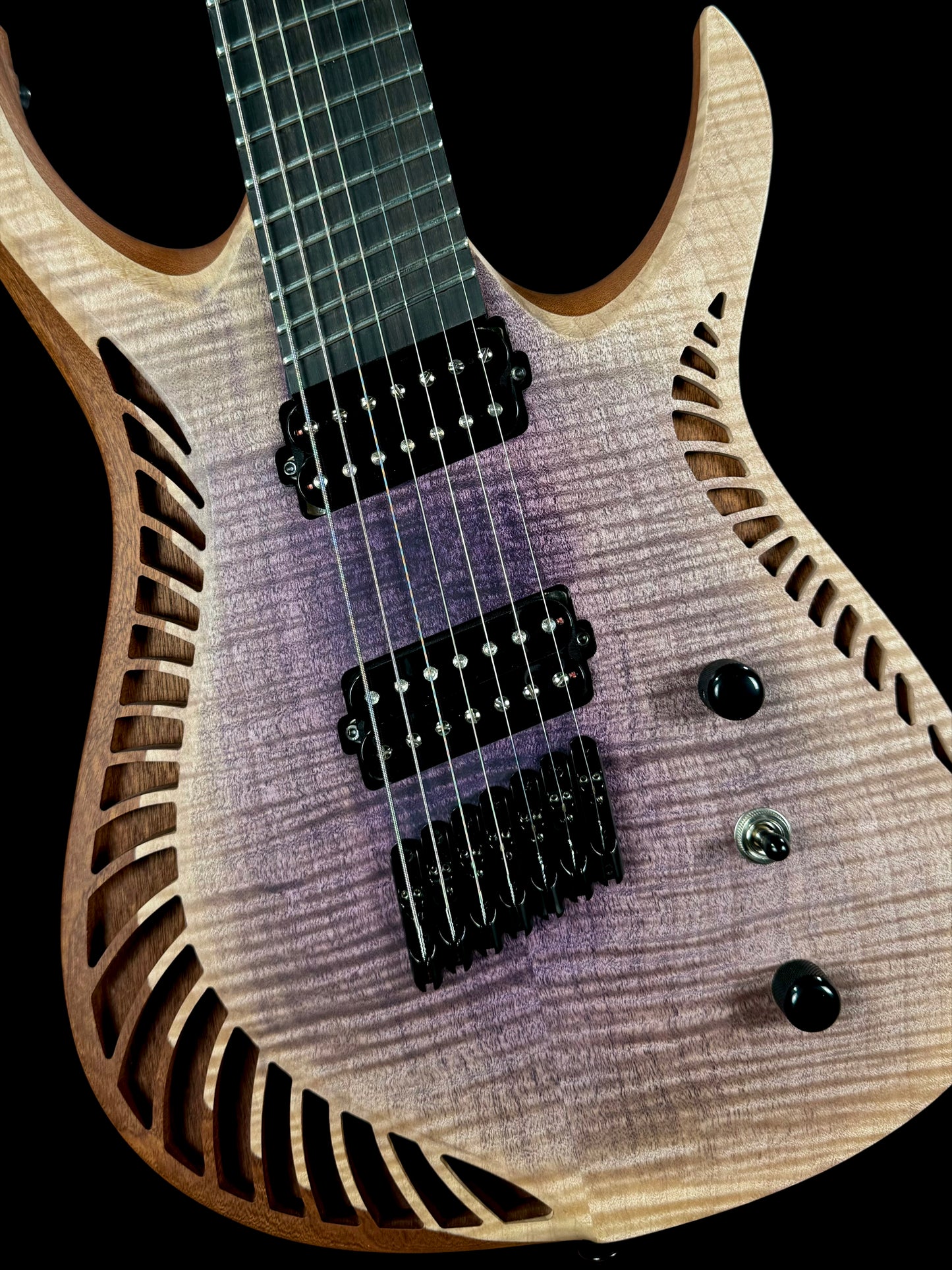 OD Guitars Venus 7 | Matte Purple Mid Burst