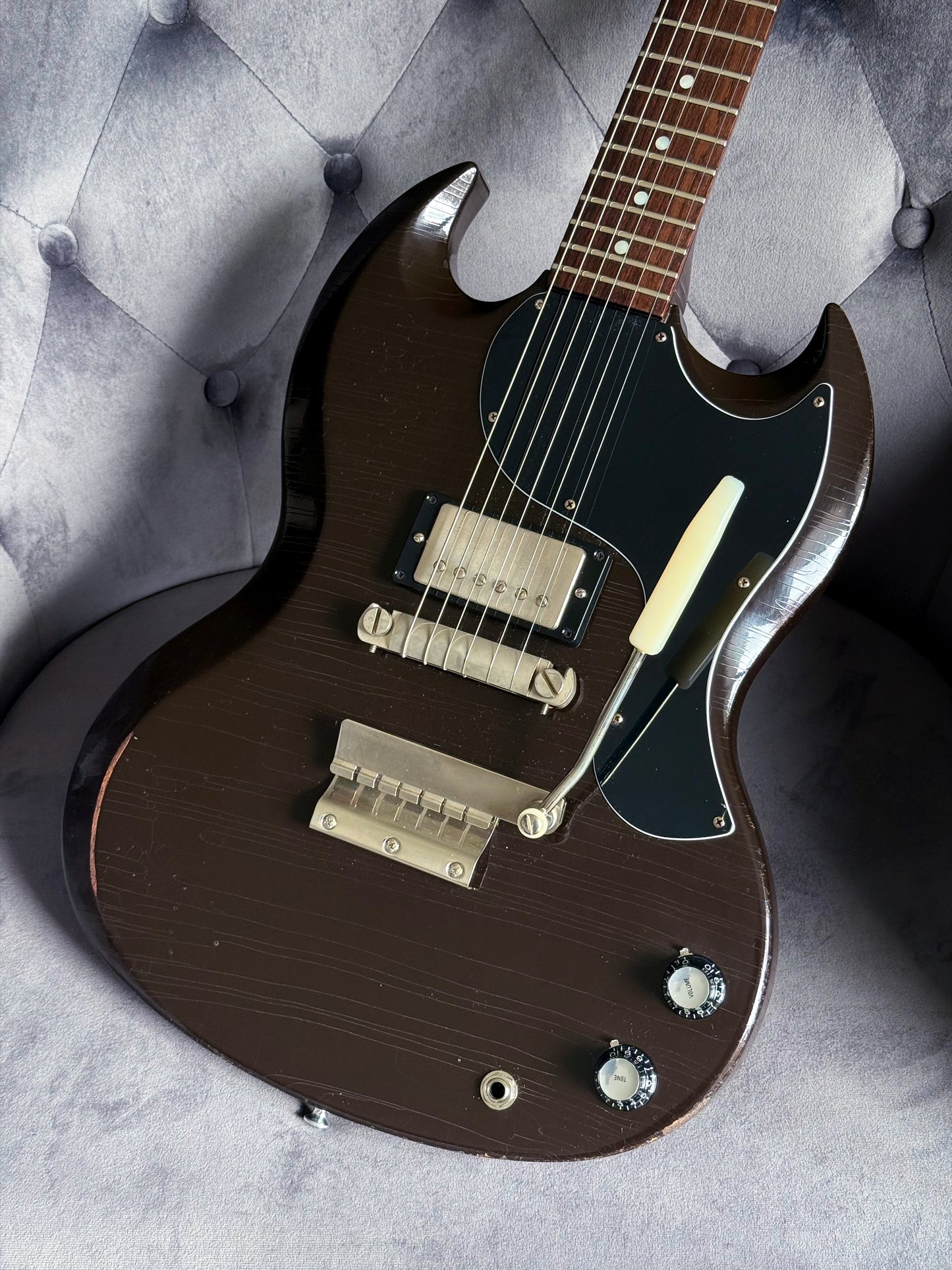 Gibson SG Junior Custom Murphy Lab | Oxblood
