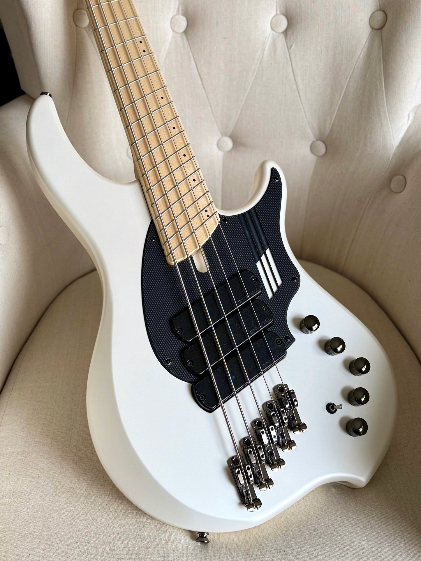 Dingwall Guitars Adam "Nolly" Getgood NG Signature 5 String | Matte Ducati Pearl White