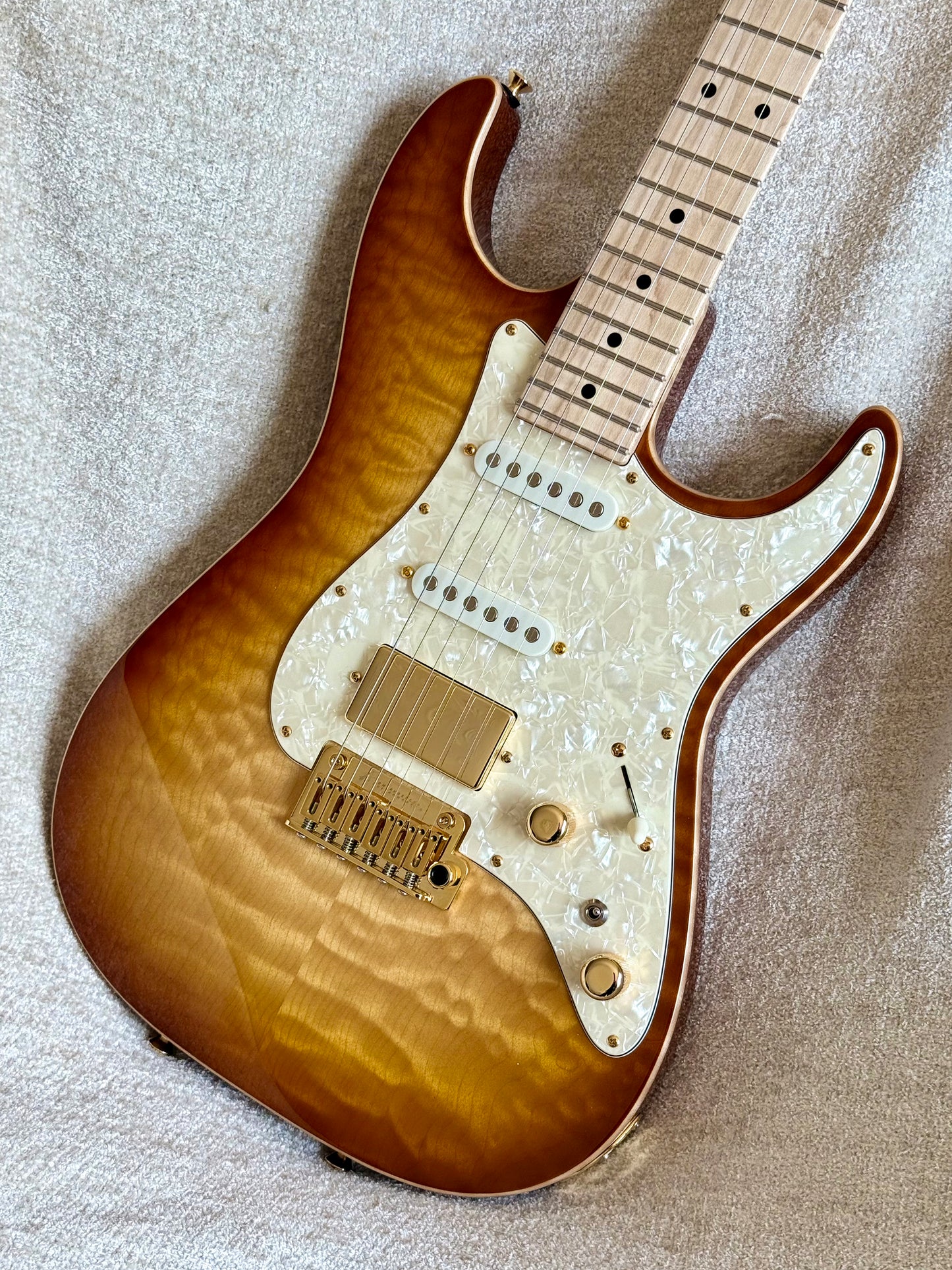 Tom Anderson Drop Top Classic | Sheer Natural Autumn Burst with Binding
