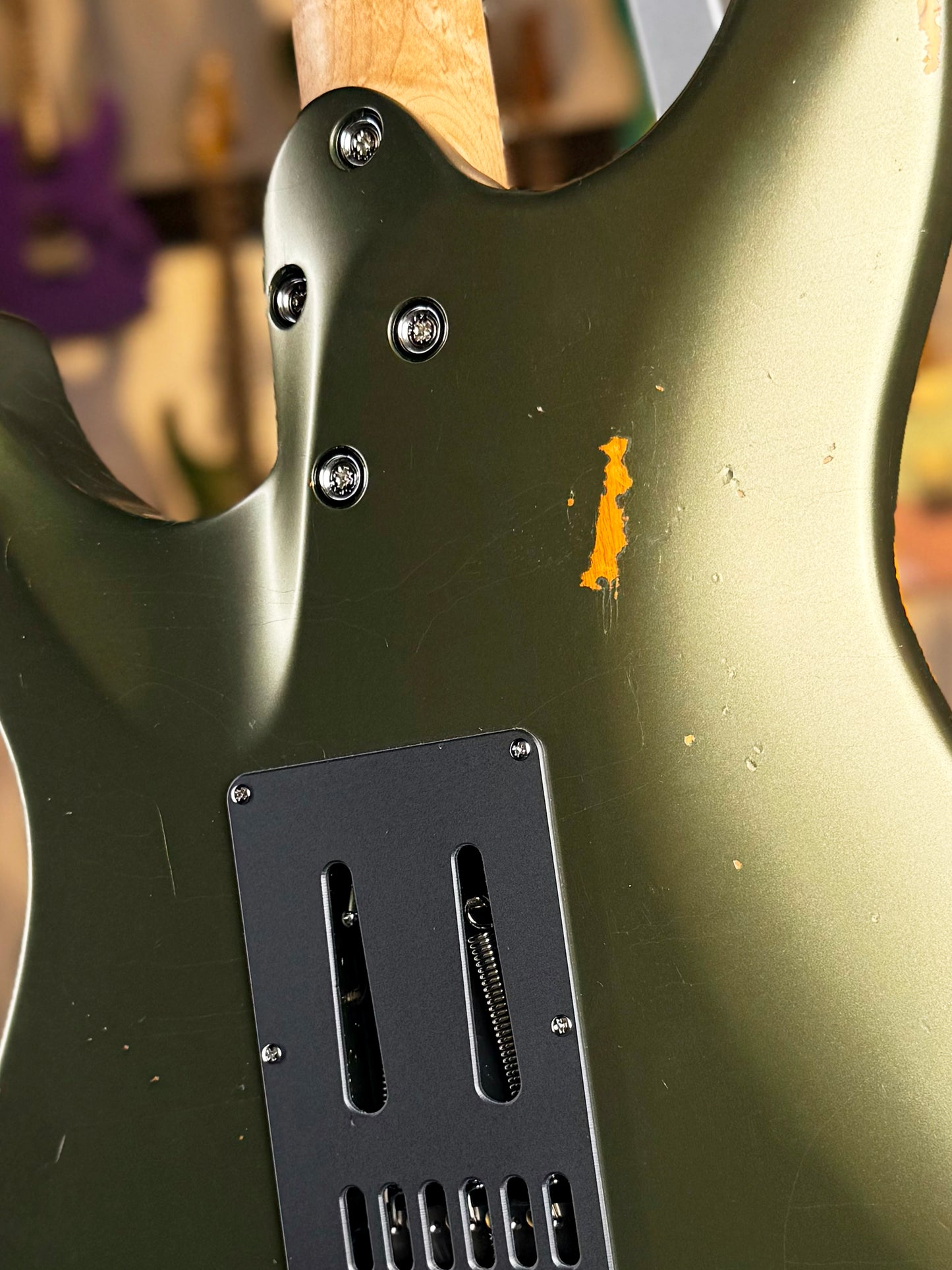Mayones Aquila Aged V24 6 NAMM 2025 Limited Edition | Monolith Olive Green