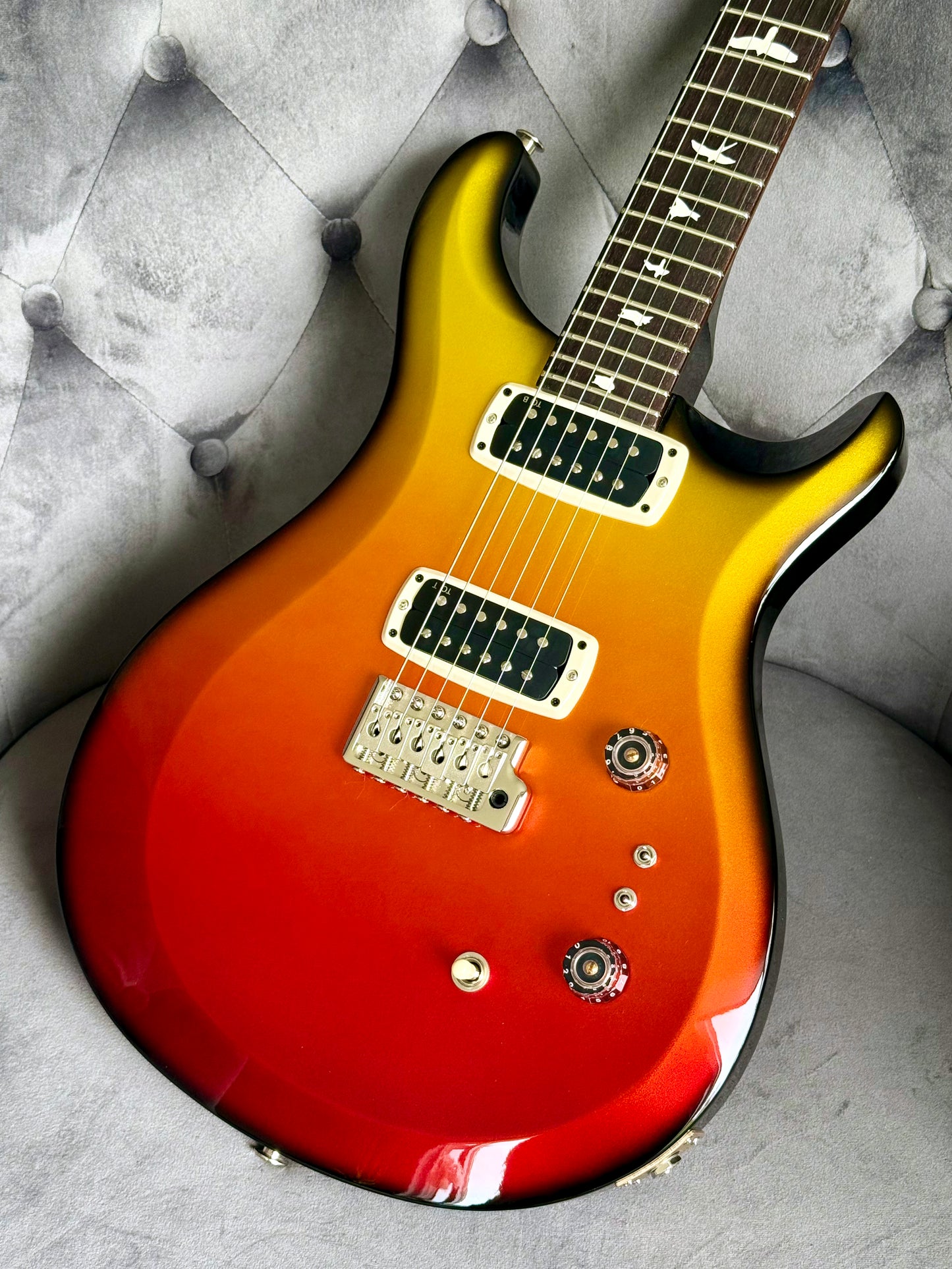 PRS S2 Custom 24-08 Sprayer's Choice | Orange/Yellow Fade Burst