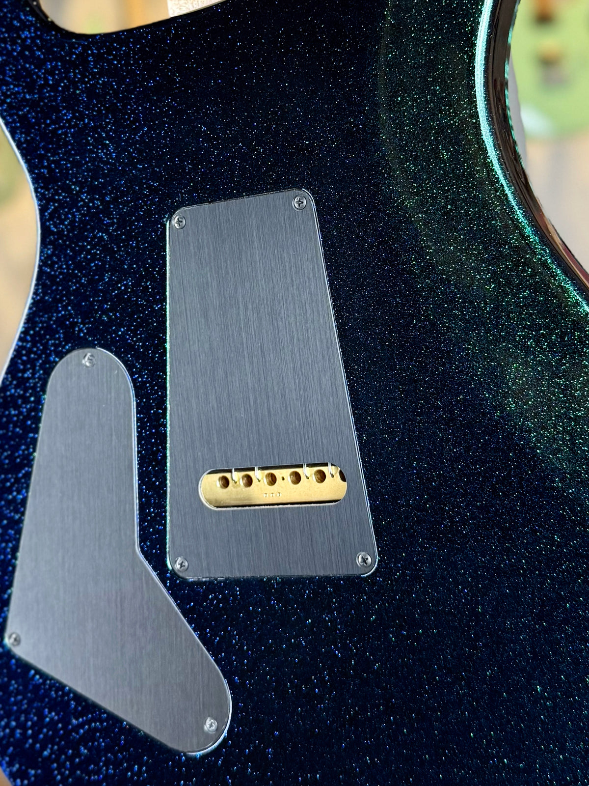 PRS Custom 24-08 DMO Limited Sprayer's Choice Wood Library | Deep Sea Blue Fade/Sparkle Back