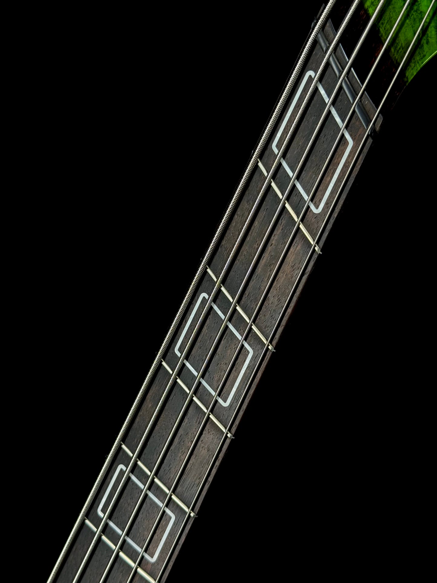 Dingwall Guitars Custom Shop Z3 5 String | Trans Green Reverse Burst