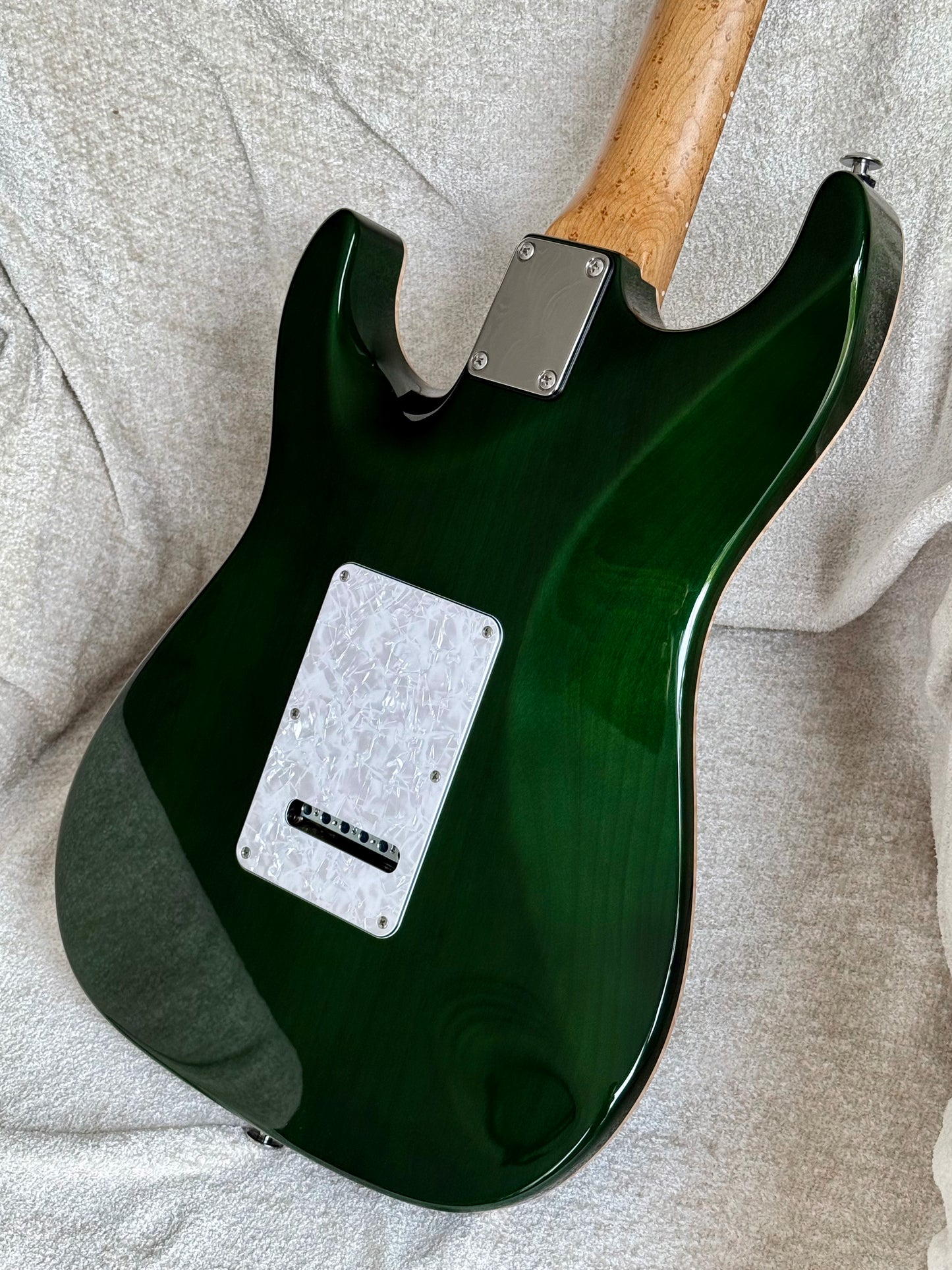 Suhr Standard Custom HSS | Faded Trans Green Burst