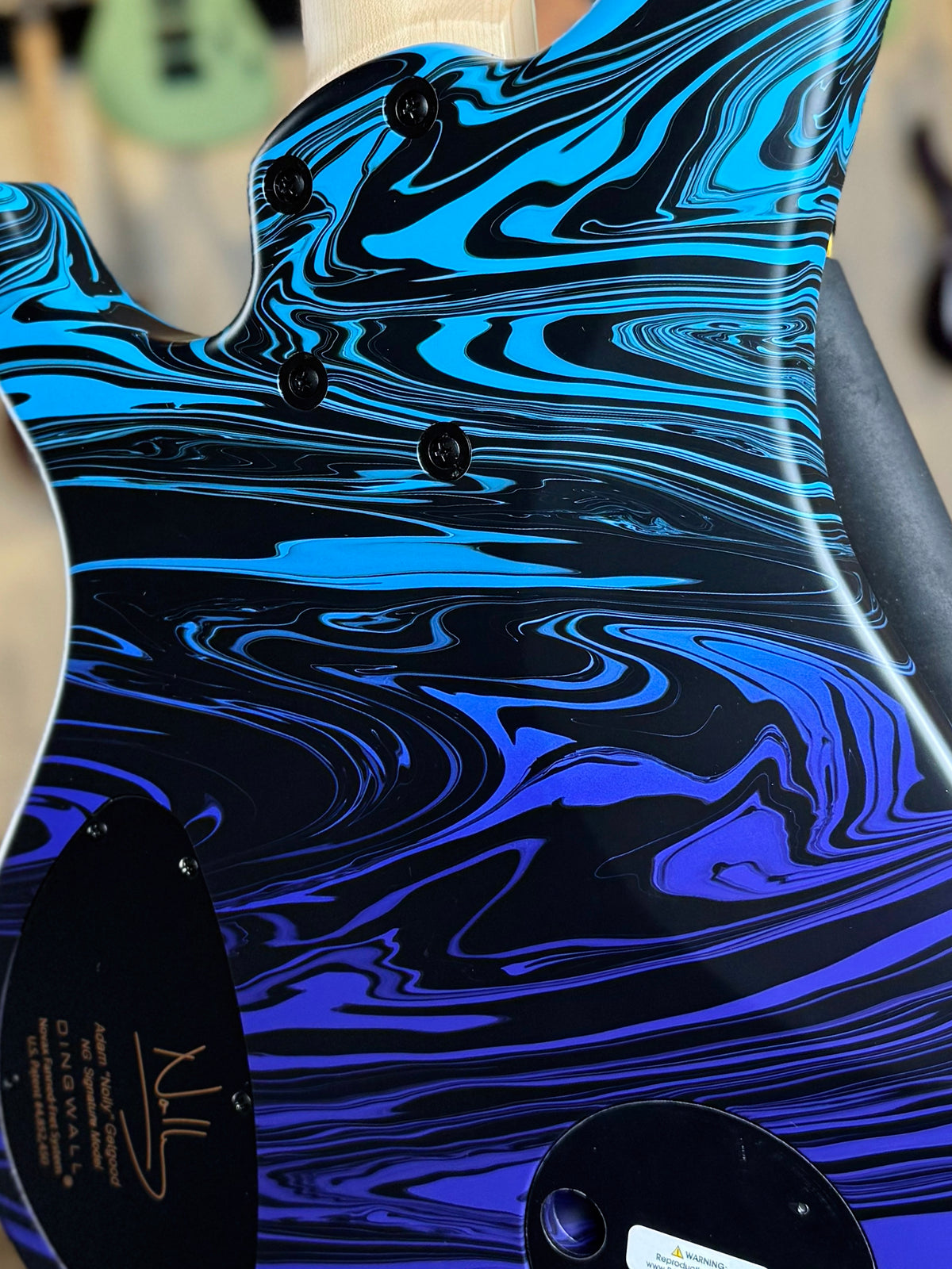 Dingwall Guitars Adam "Nolly" Getgood NG Signature 5 String Limited Edition | Purple-to-Blue Fade Swirl (1 of 100)