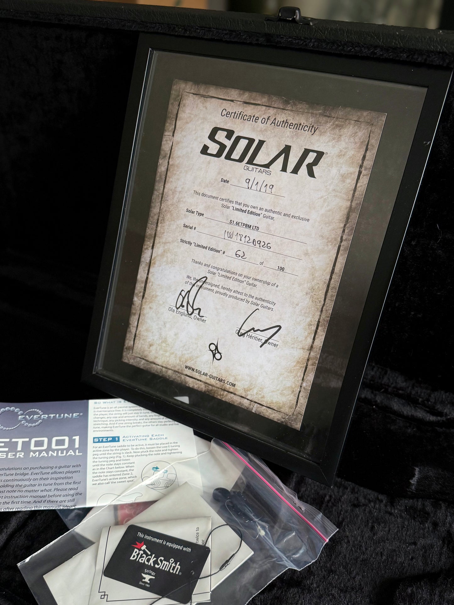 Solar Guitars Limited Edition S1.6ETPBM LTD | Poplar Burst Matte