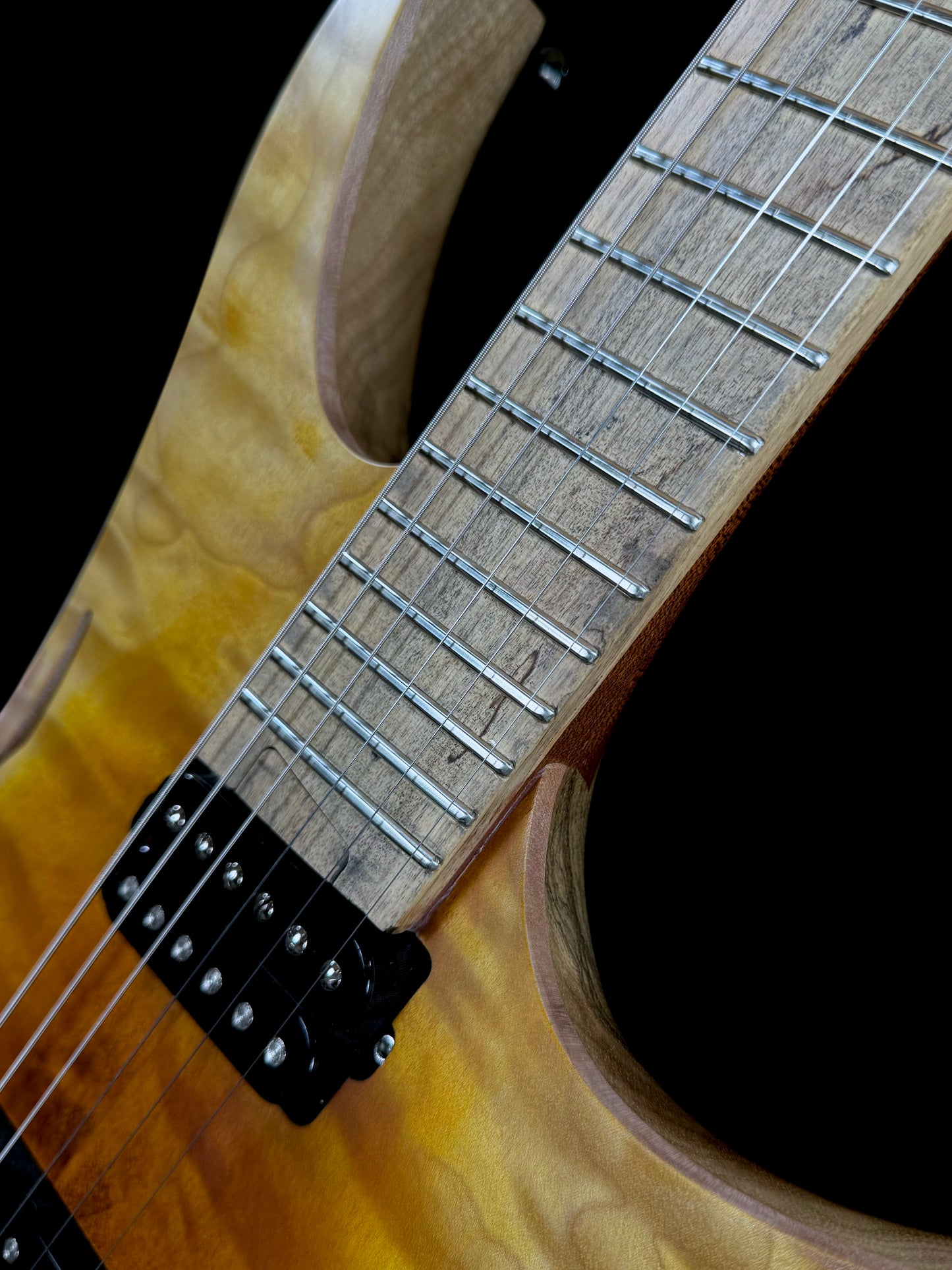 OD Guitars Minerva | Matte Amber Mid Burst
