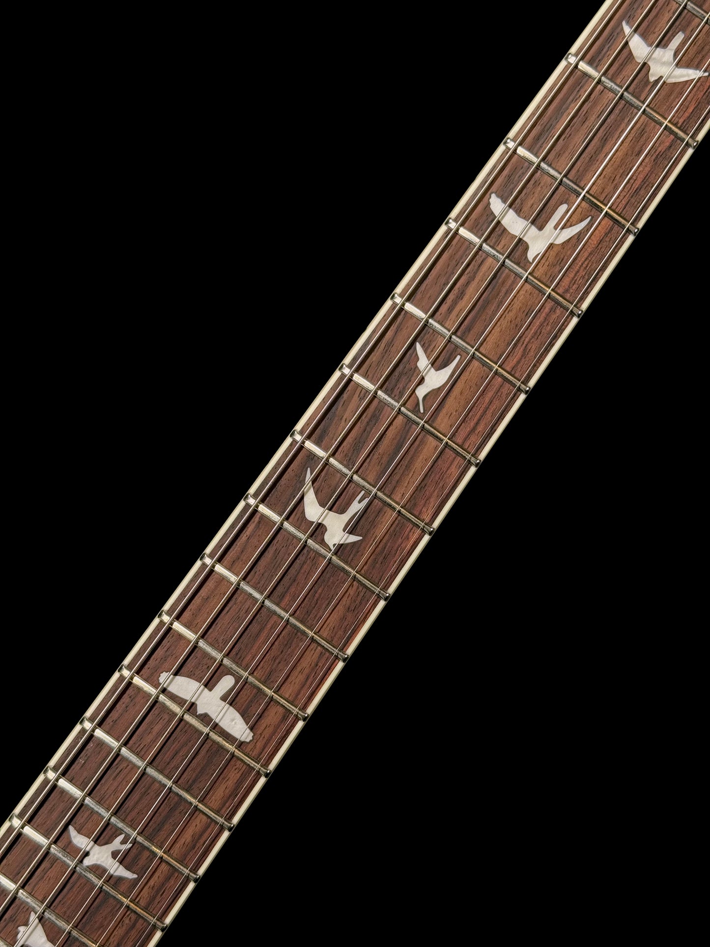 PRS SE Custom 24 Semi-Hollow Piezo | Orange Tiger Smokeburst