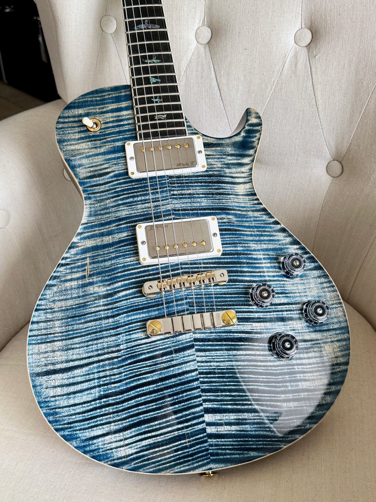 PRS McCarty 594 Singlecut "10 Top" | Faded Whale Blue