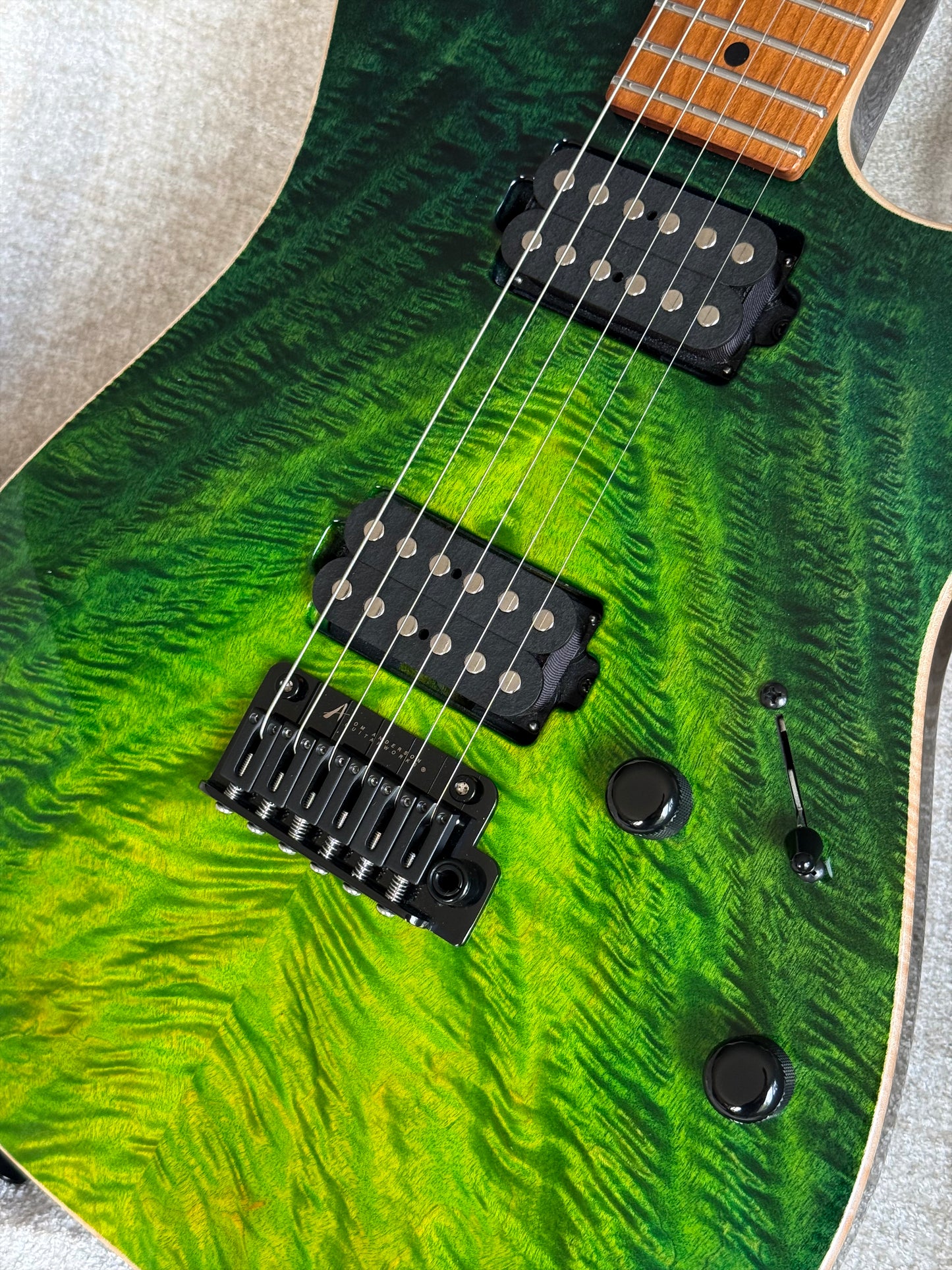 Tom Anderson Drop Top | Gamma Green WakeSurf with Binding (Special Selection Top)