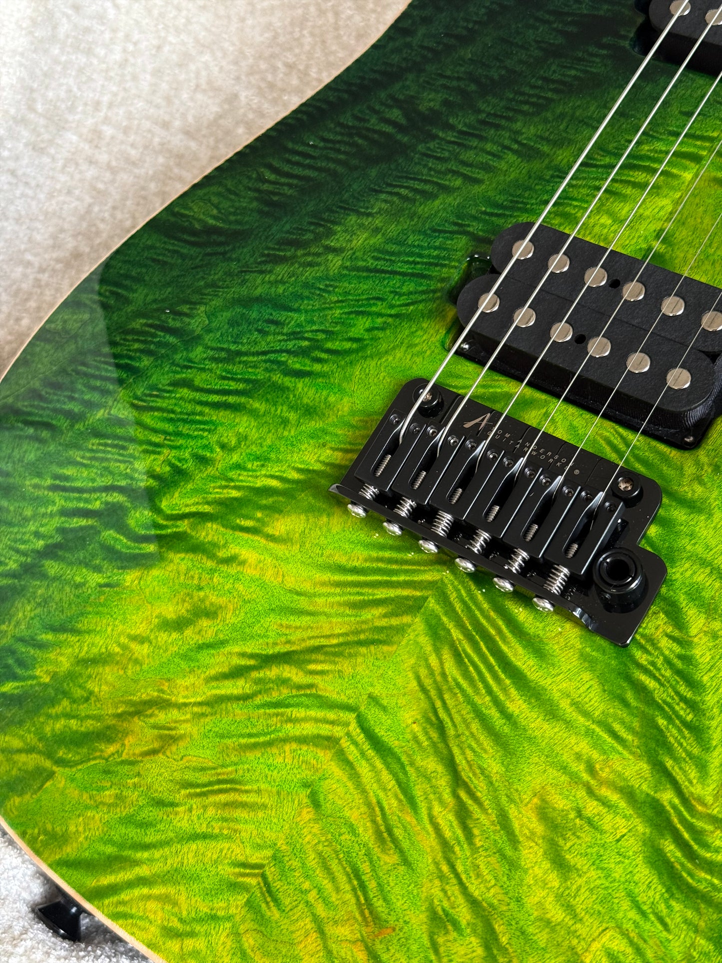Tom Anderson Drop Top | Gamma Green WakeSurf with Binding (Special Selection Top)