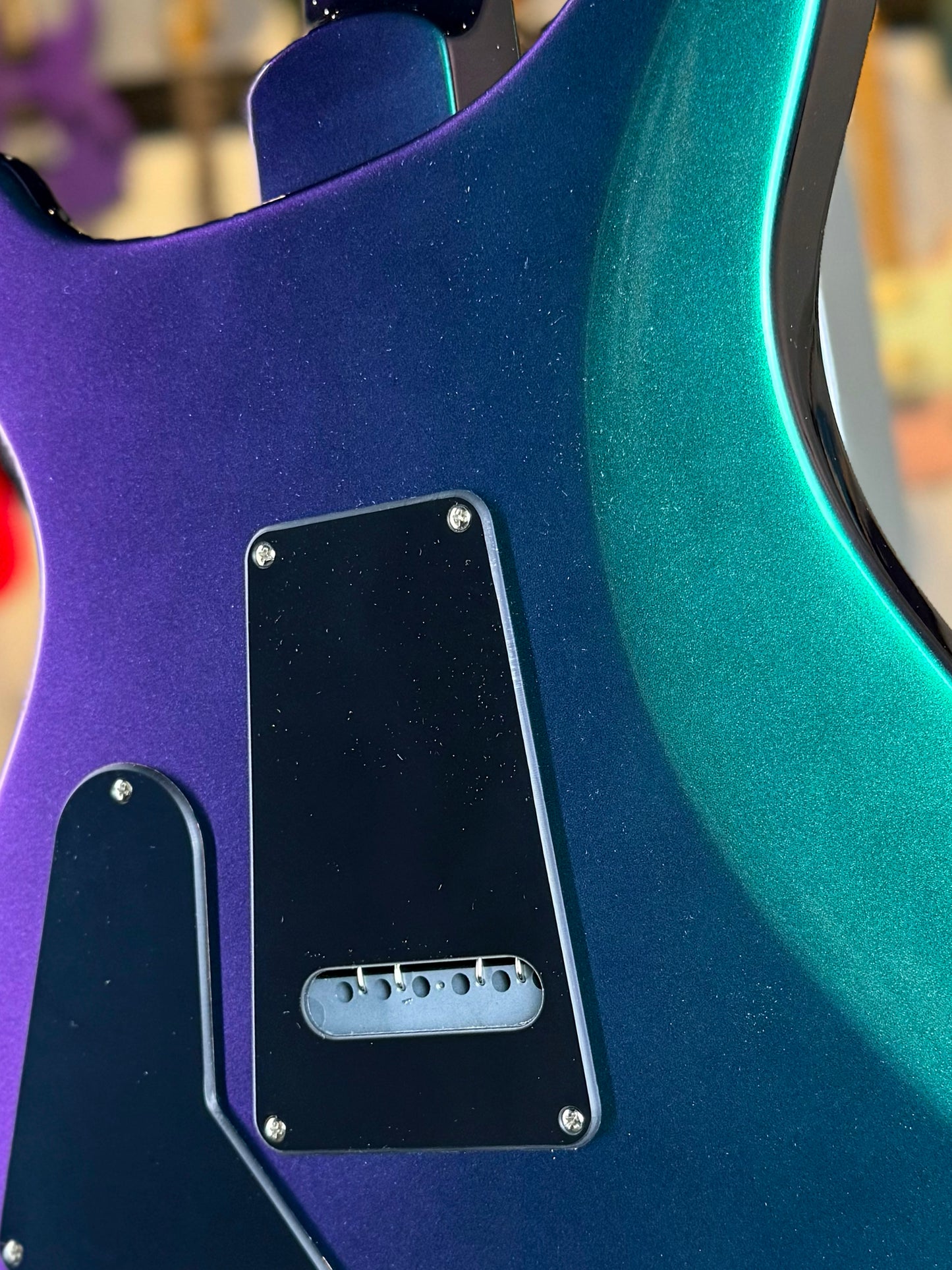 PRS S2 Custom 24-08 Sprayer's Choice | Green to Purple Teardrop Burst Colorshift