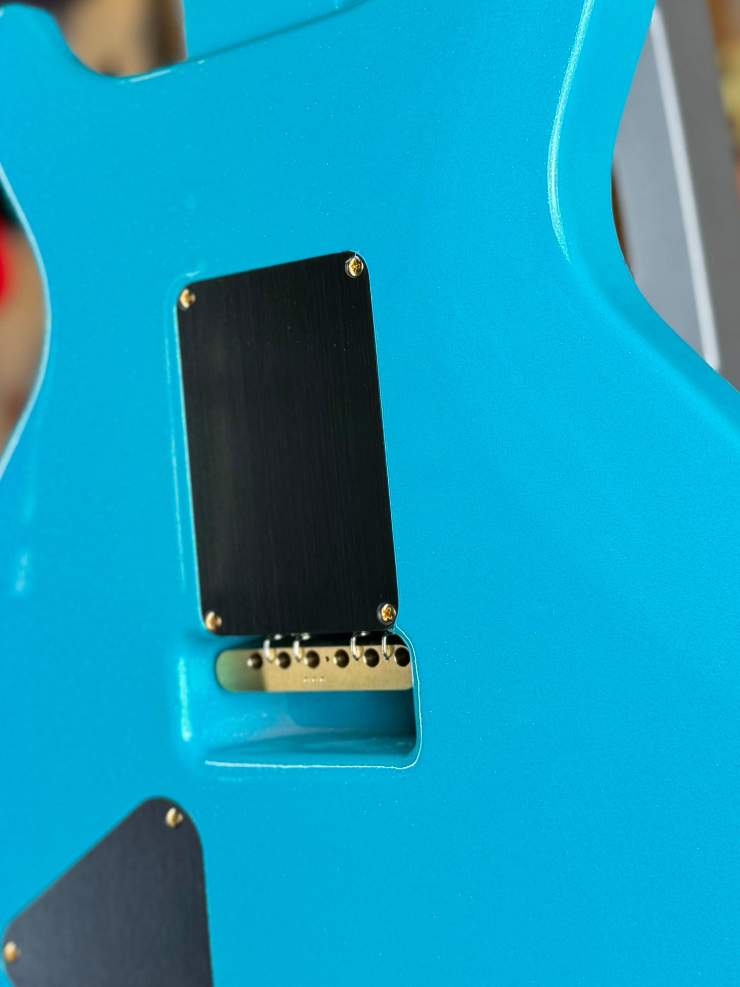 PRS Santana Retro Sprayer's Choice | Blue Turquoise Pearl Sparkle