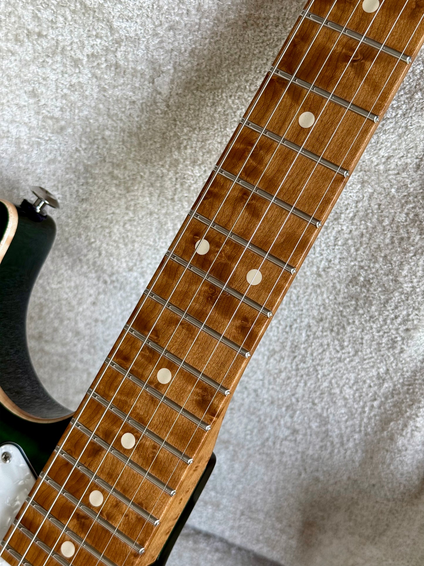 Suhr Standard Custom HSS | Faded Trans Green Burst
