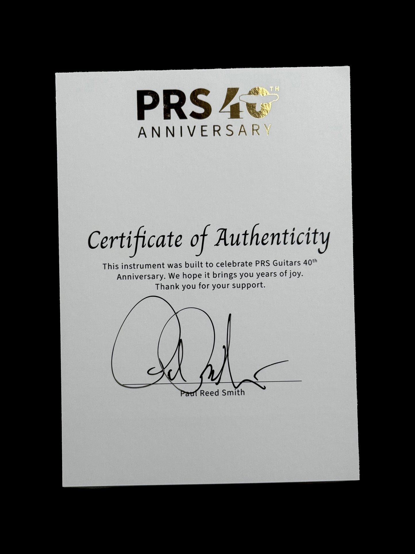 PRS 40th Anniversary Custom 24 Satin Limited Edition | Fire Smokeburst