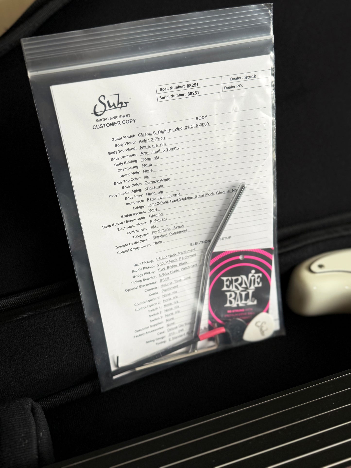 Suhr Classic S | Olympic White