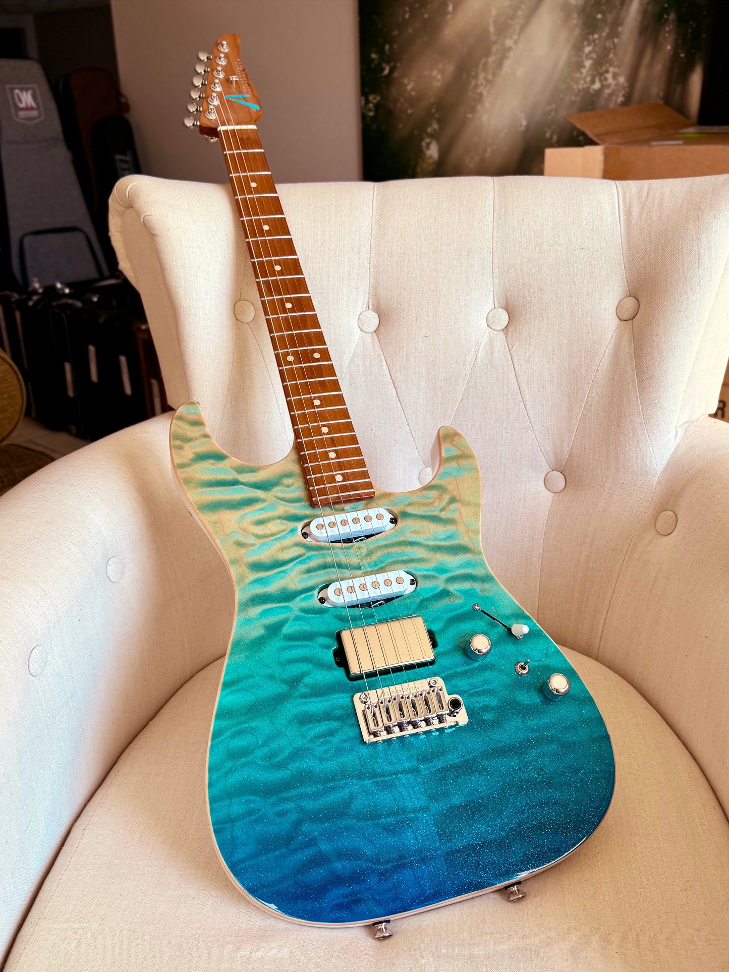 Tom Anderson Drop Top | Sheer Bora Bora Surf with Binding