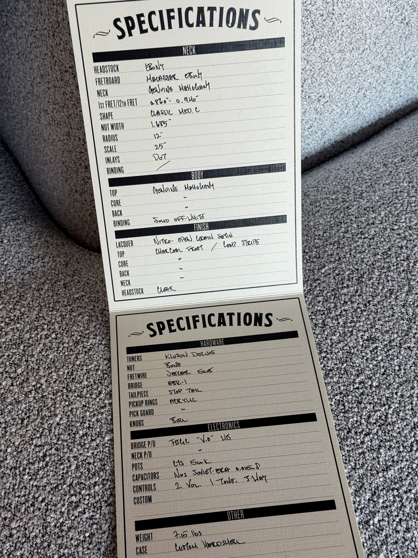 Frank Brothers Arcade One | Charcoal Frost Satin with Competition Stripe