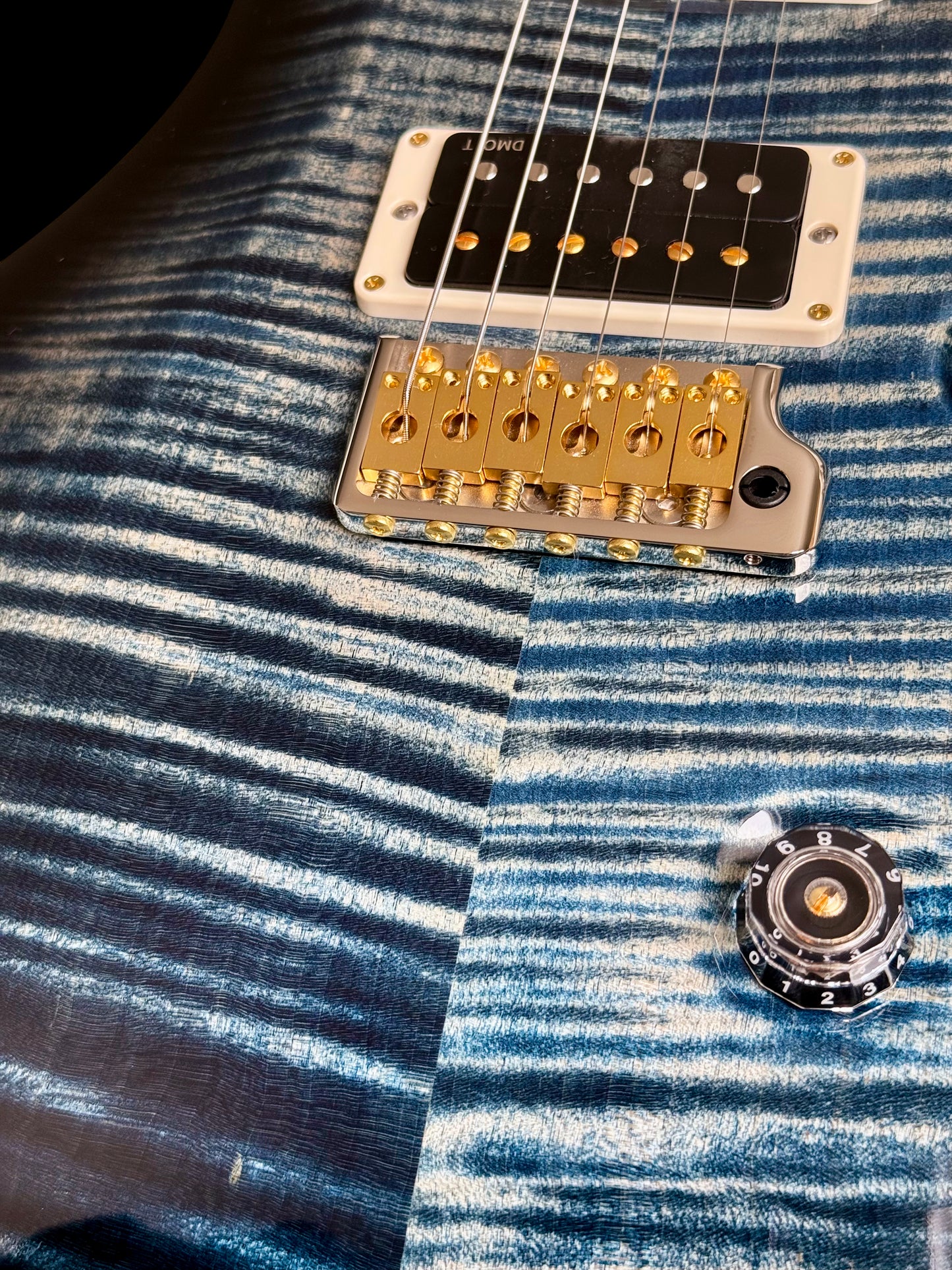 PRS Custom 24 "10 Top" | Faded Whale Blue Wraparound Smokeburst