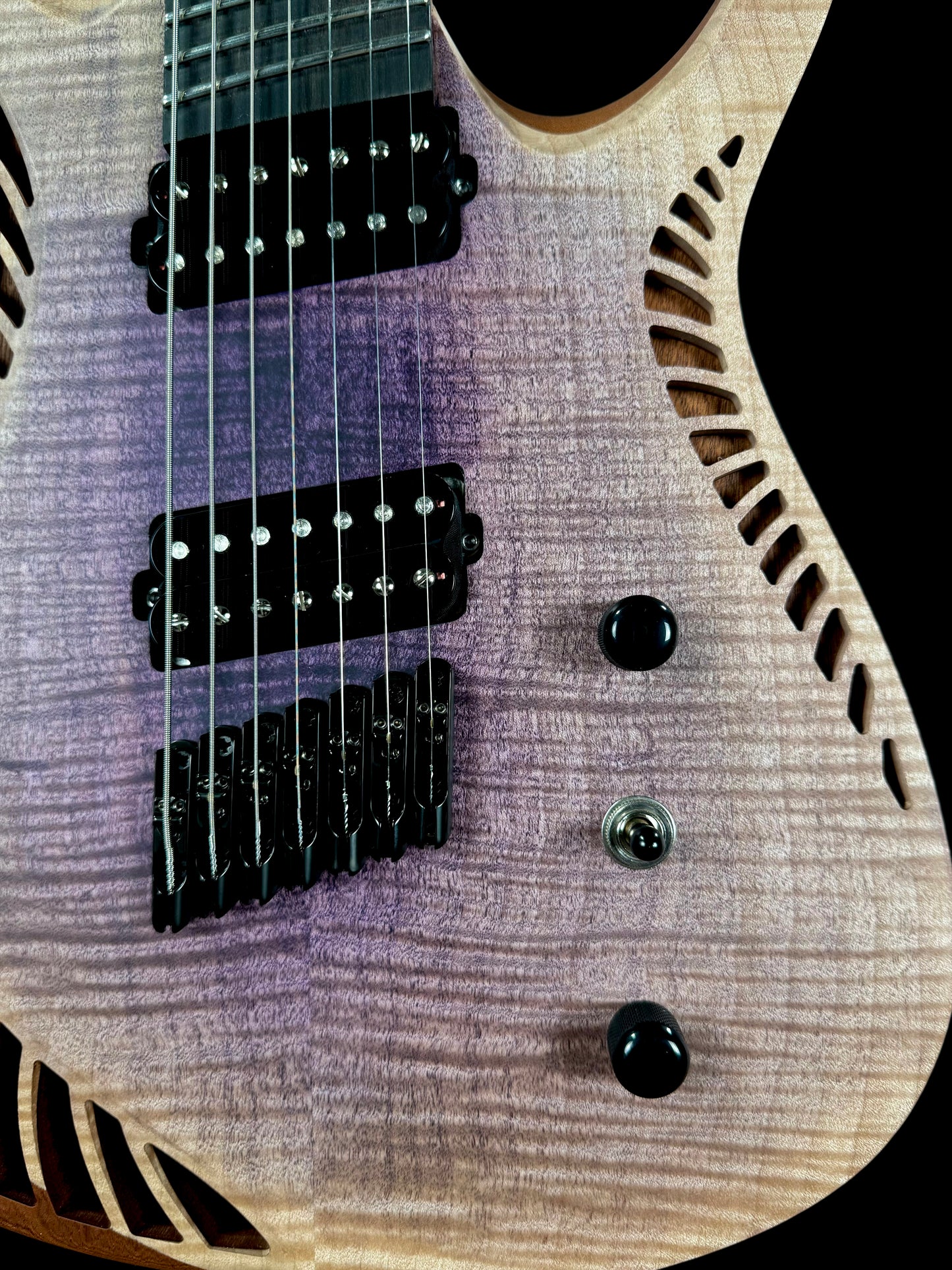 OD Guitars Venus 7 | Matte Purple Mid Burst