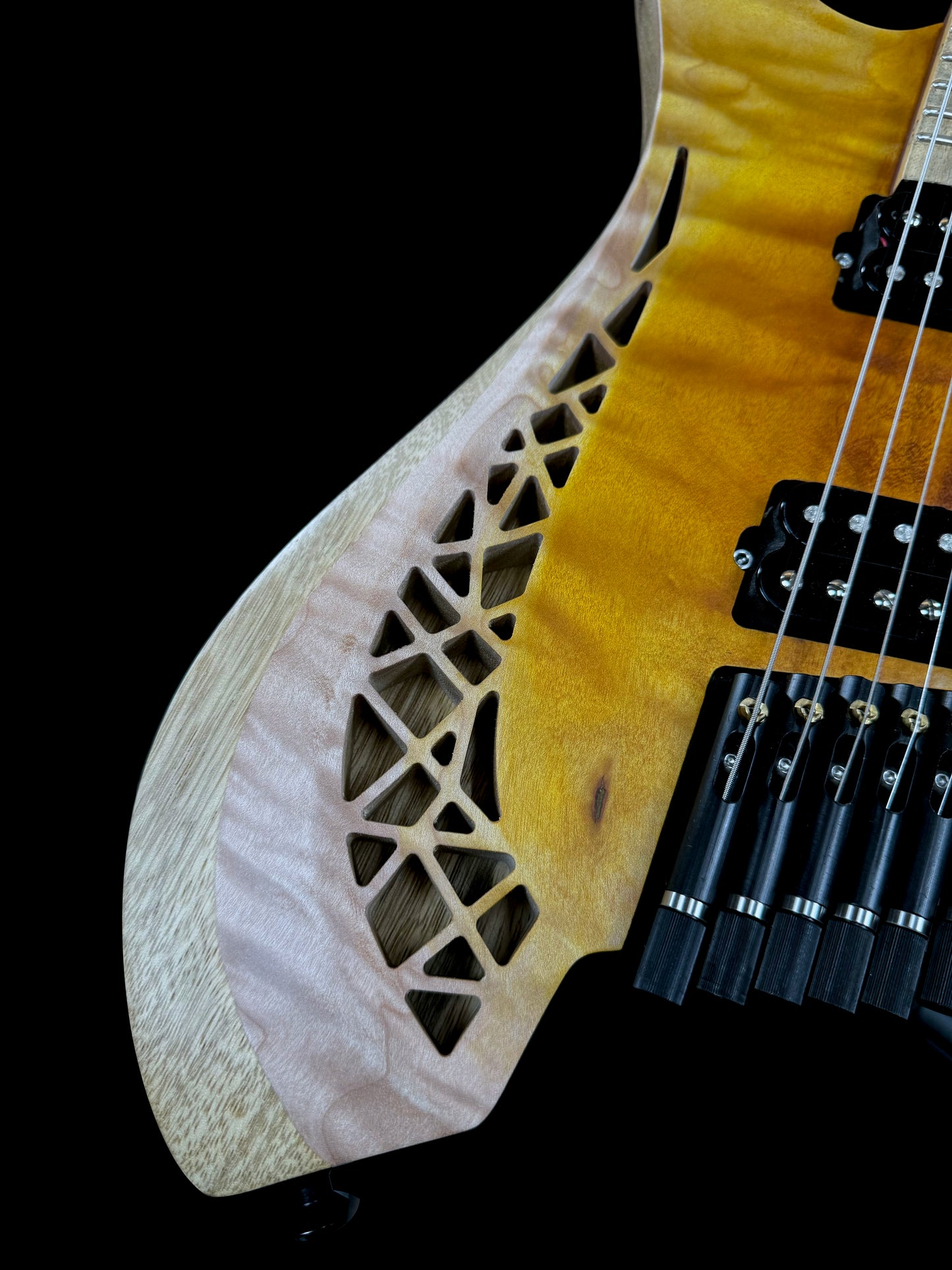 OD Guitars Minerva | Matte Amber Mid Burst