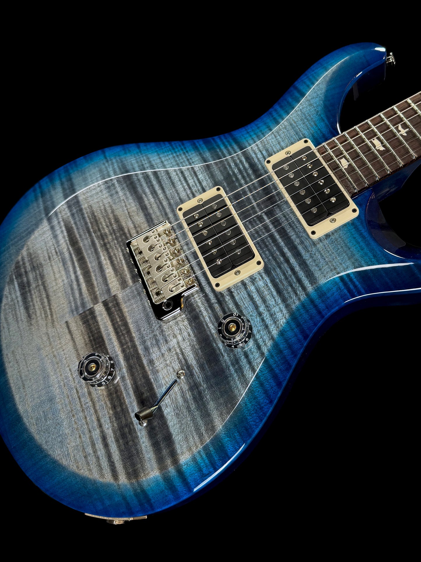 PRS S2 Custom 24 | Faded Gray Black Blue Burst