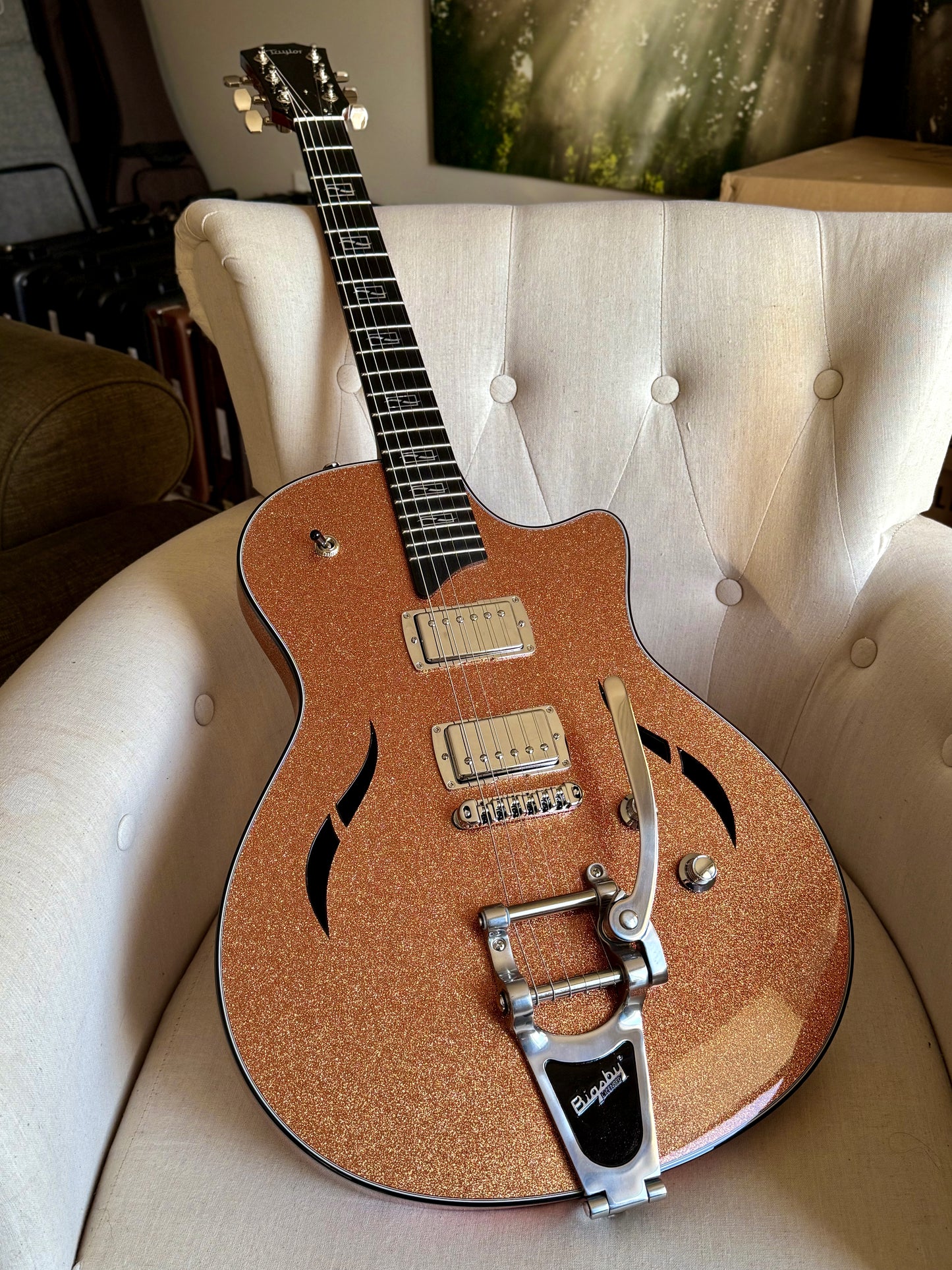 Taylor T3 Custom Shop 1 of 1 NAMM Limited Edition | Copper Metallic Flake