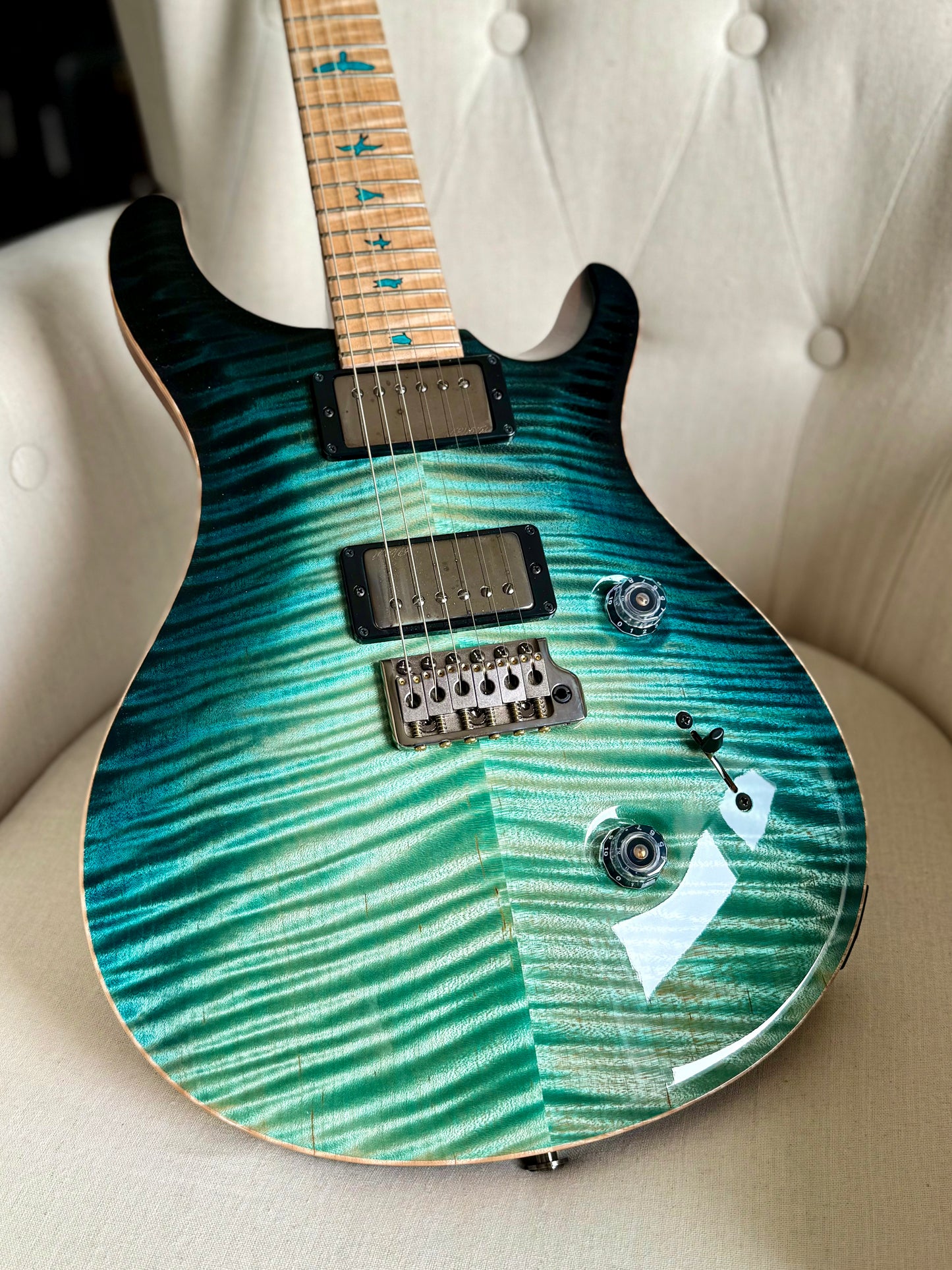 PRS Private Stock Custom 24 | Sub Zero Dragon's Breath Smoked Burst (Pre-Owned)