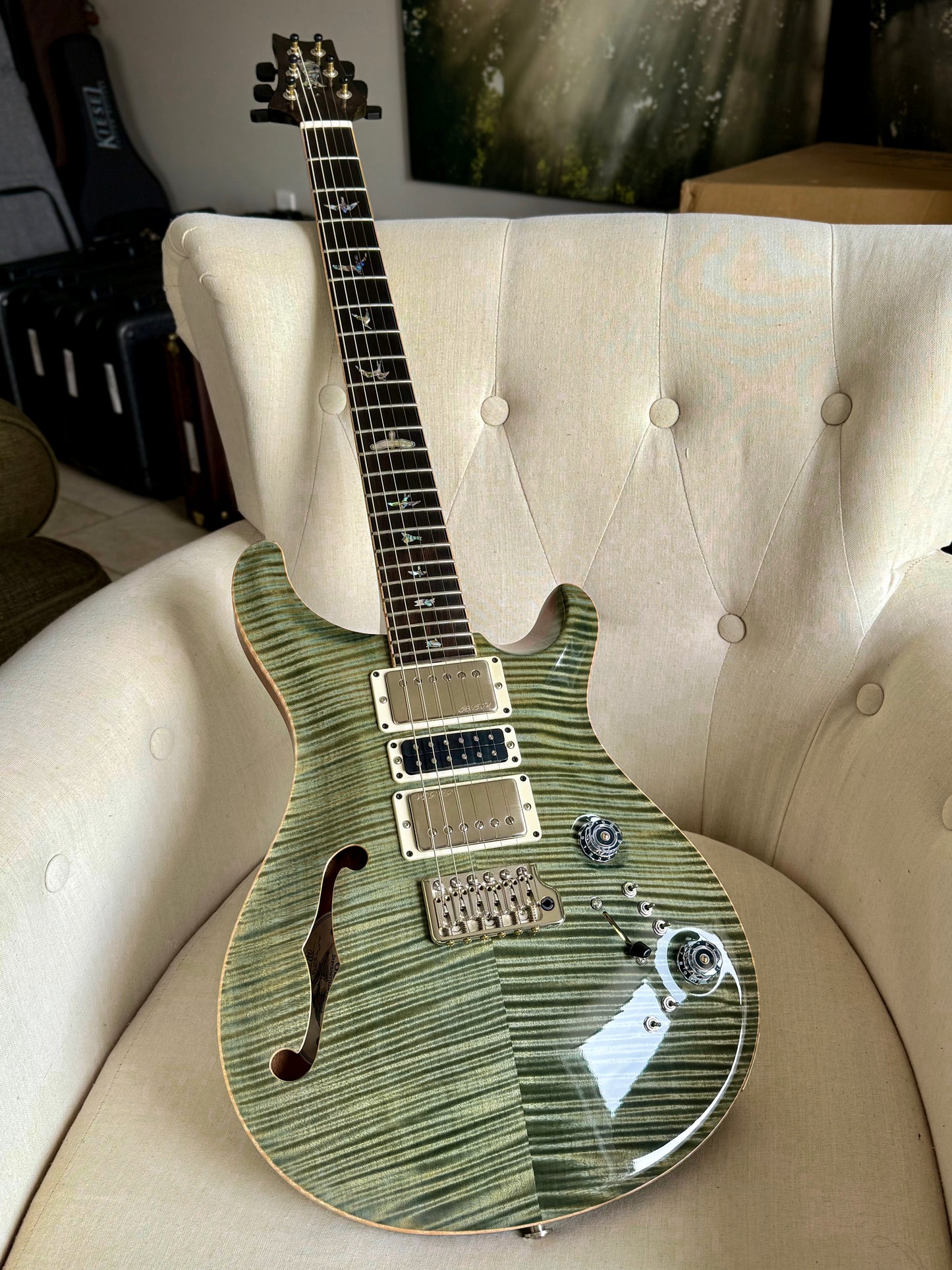 PRS Private Stock Super Eagle II | Hemp Green (Pre-Owned)