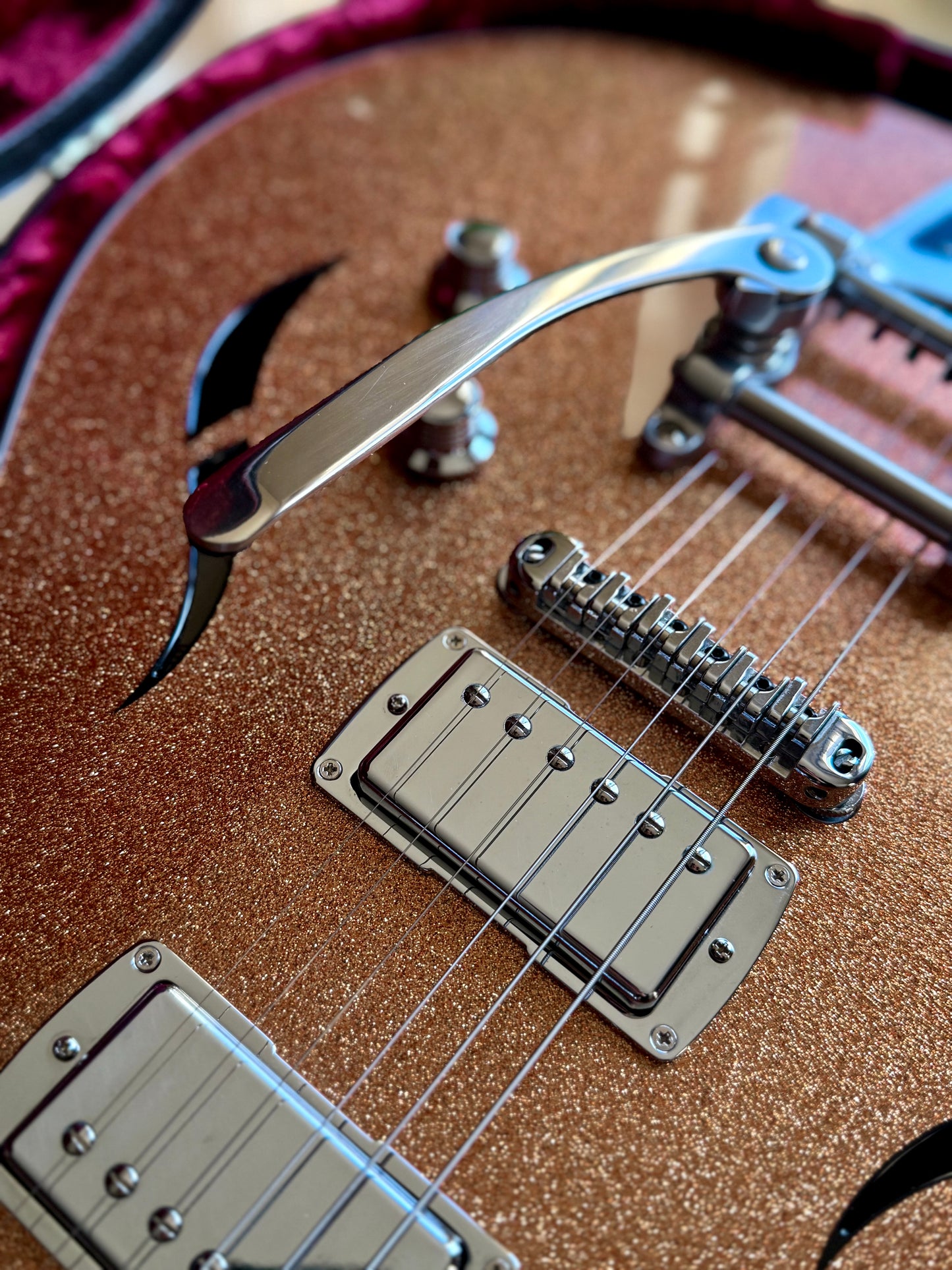 Taylor T3 Custom Shop 1 of 1 NAMM Limited Edition | Copper Metallic Flake