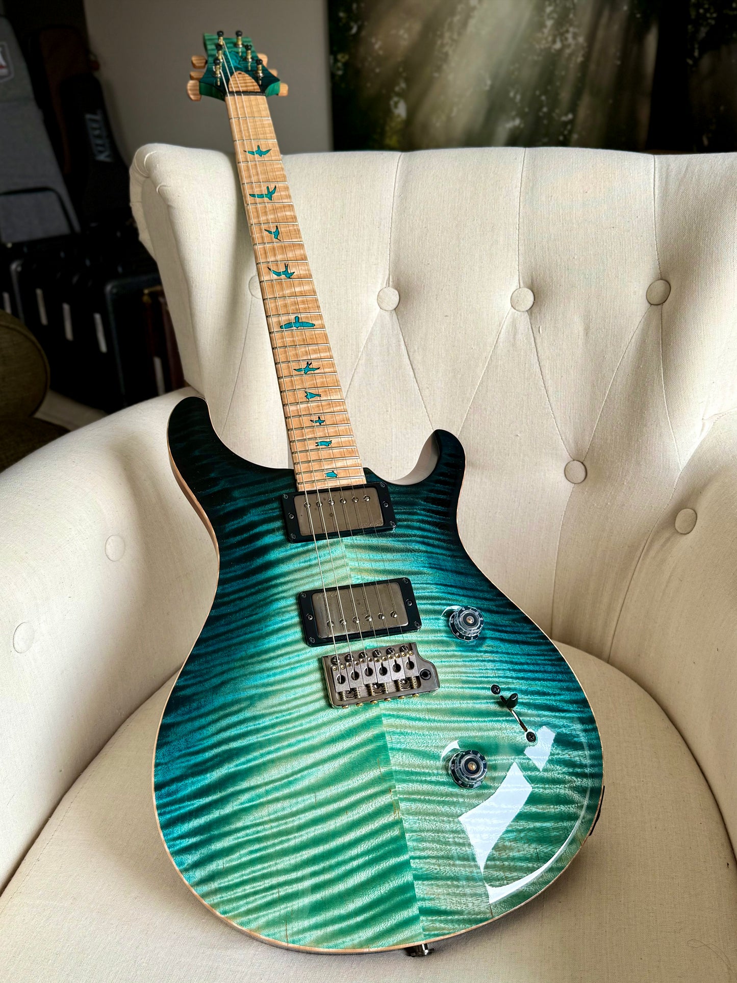 PRS Private Stock Custom 24 | Sub Zero Dragon's Breath Smoked Burst (Pre-Owned)