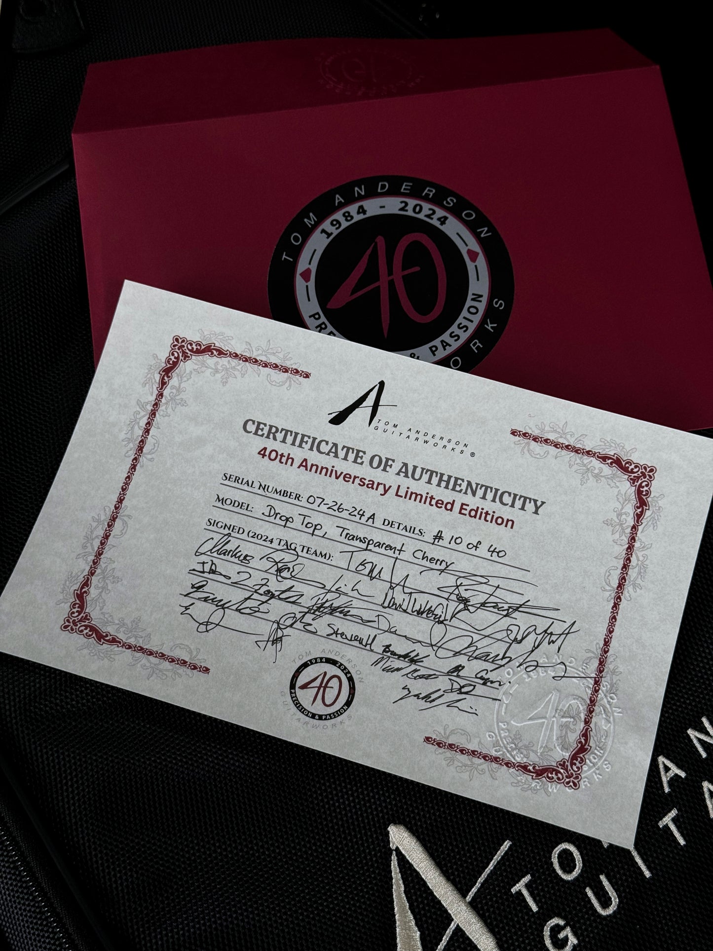 Tom Anderson Drop Top | 40th Anniversary Limited Edition