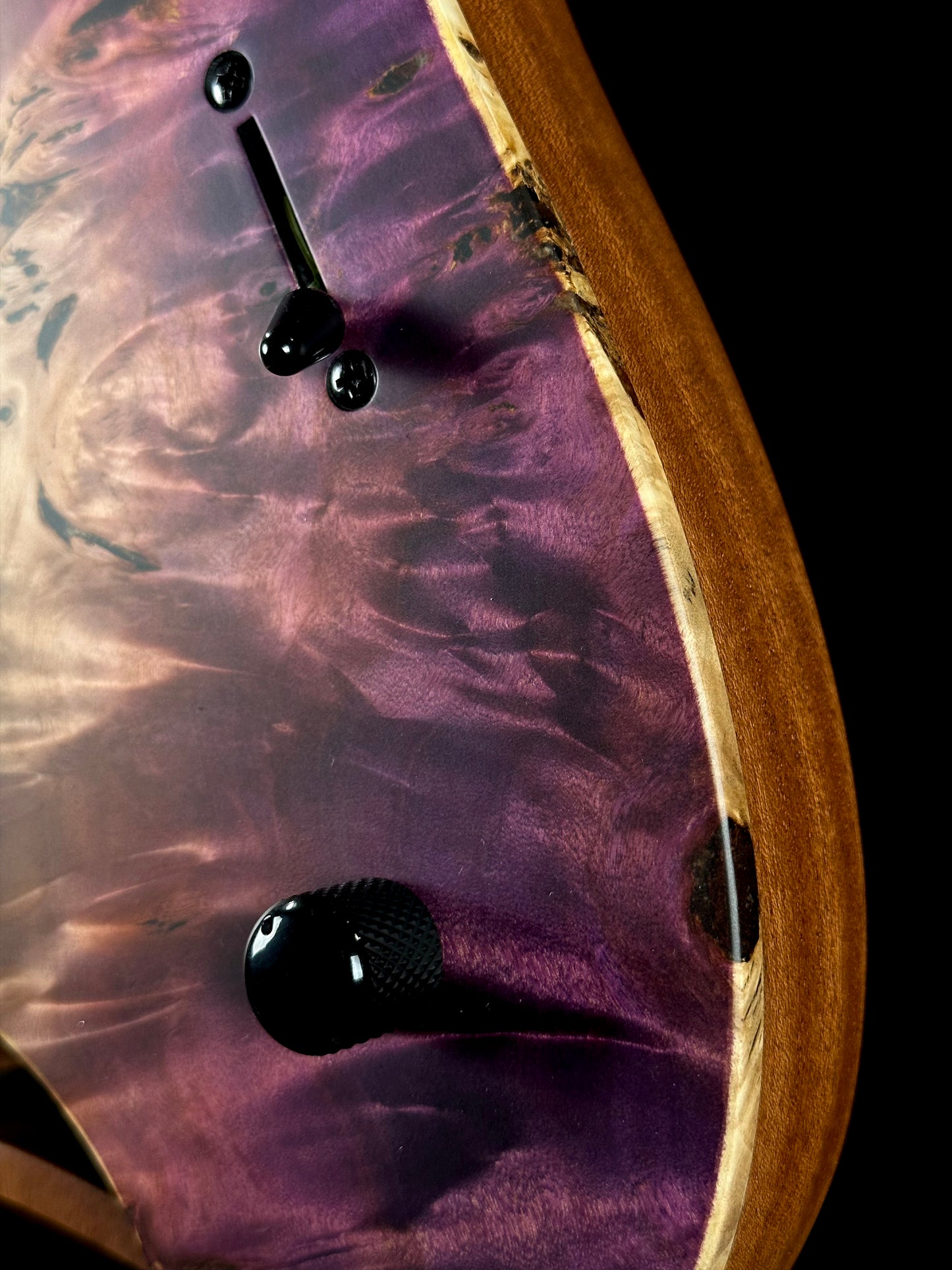 Mayones Hydra Elite 6 | Trans Natural Fade Purple Burst Out Satin