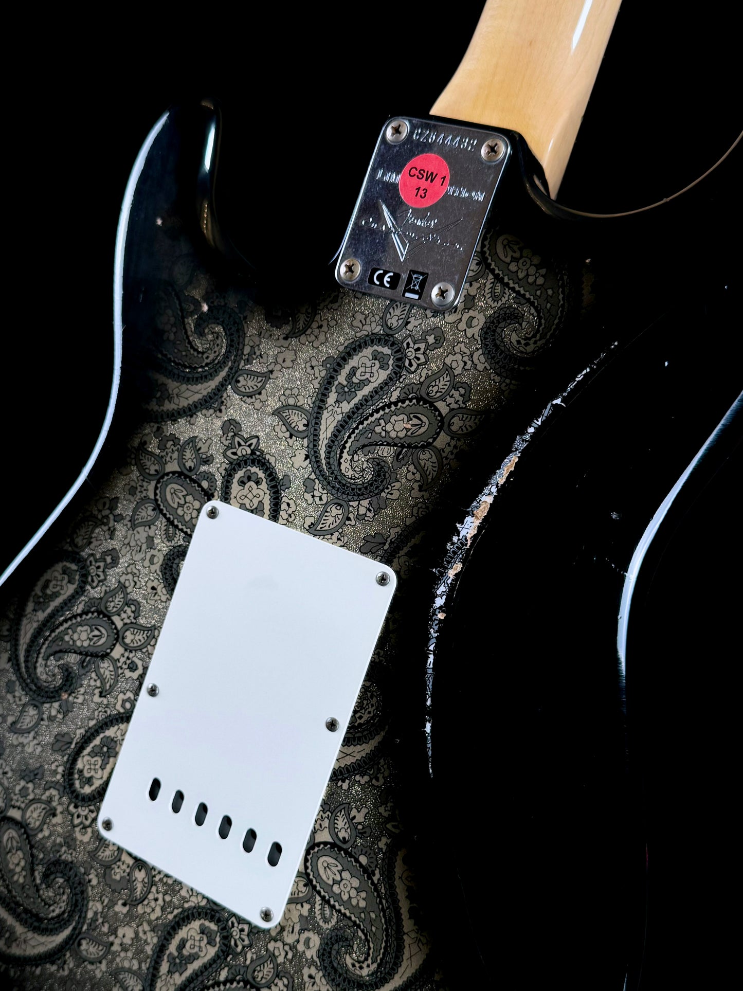 Fender Custom Shop 1969 Black Paisley Stratocaster Relic | Namm Limited Edition