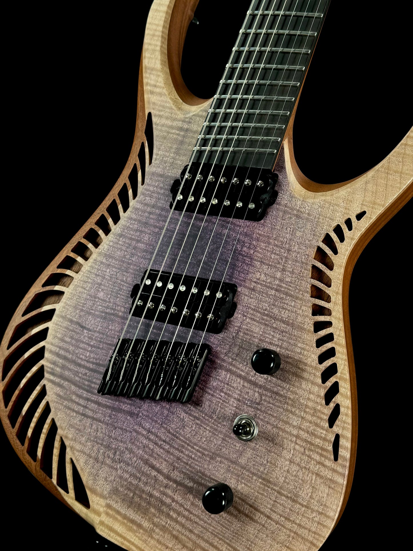 OD Guitars Venus 7 | Matte Purple Mid Burst