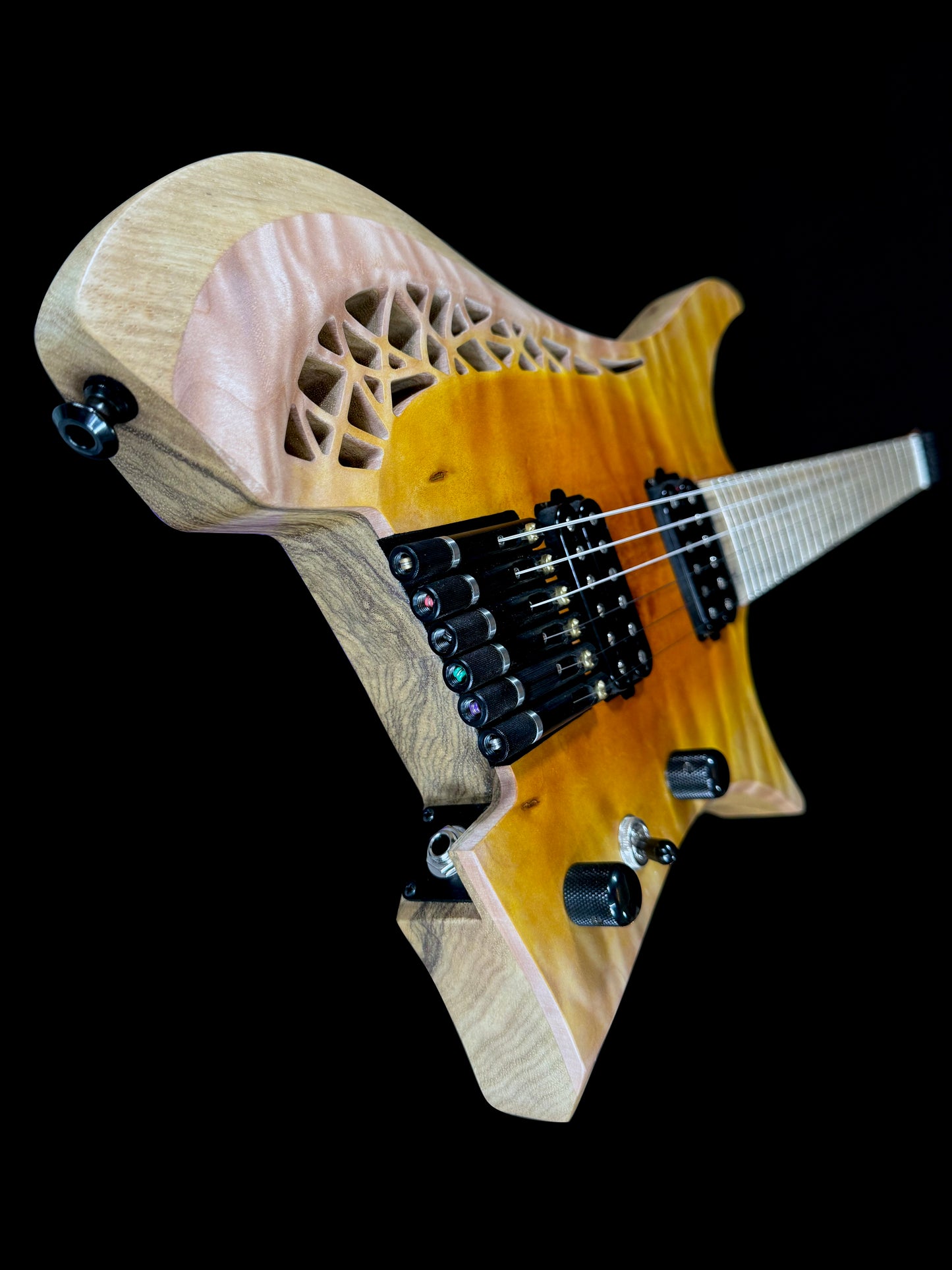 OD Guitars Minerva | Matte Amber Mid Burst