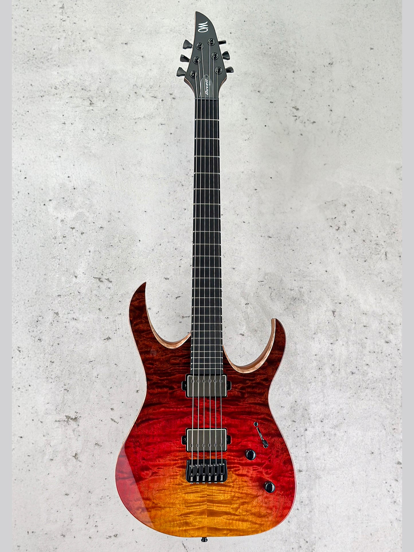 Mayones Duvell Elite 6 | Custom Color Fire Fade