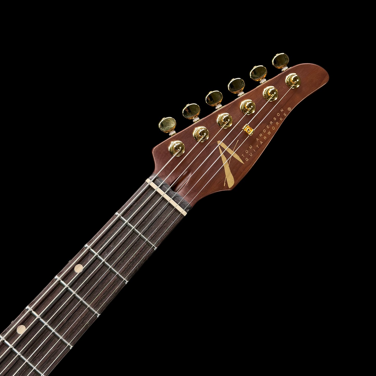 Tom Anderson Li'l Angel Player | Arctic White with Aqua Pearl