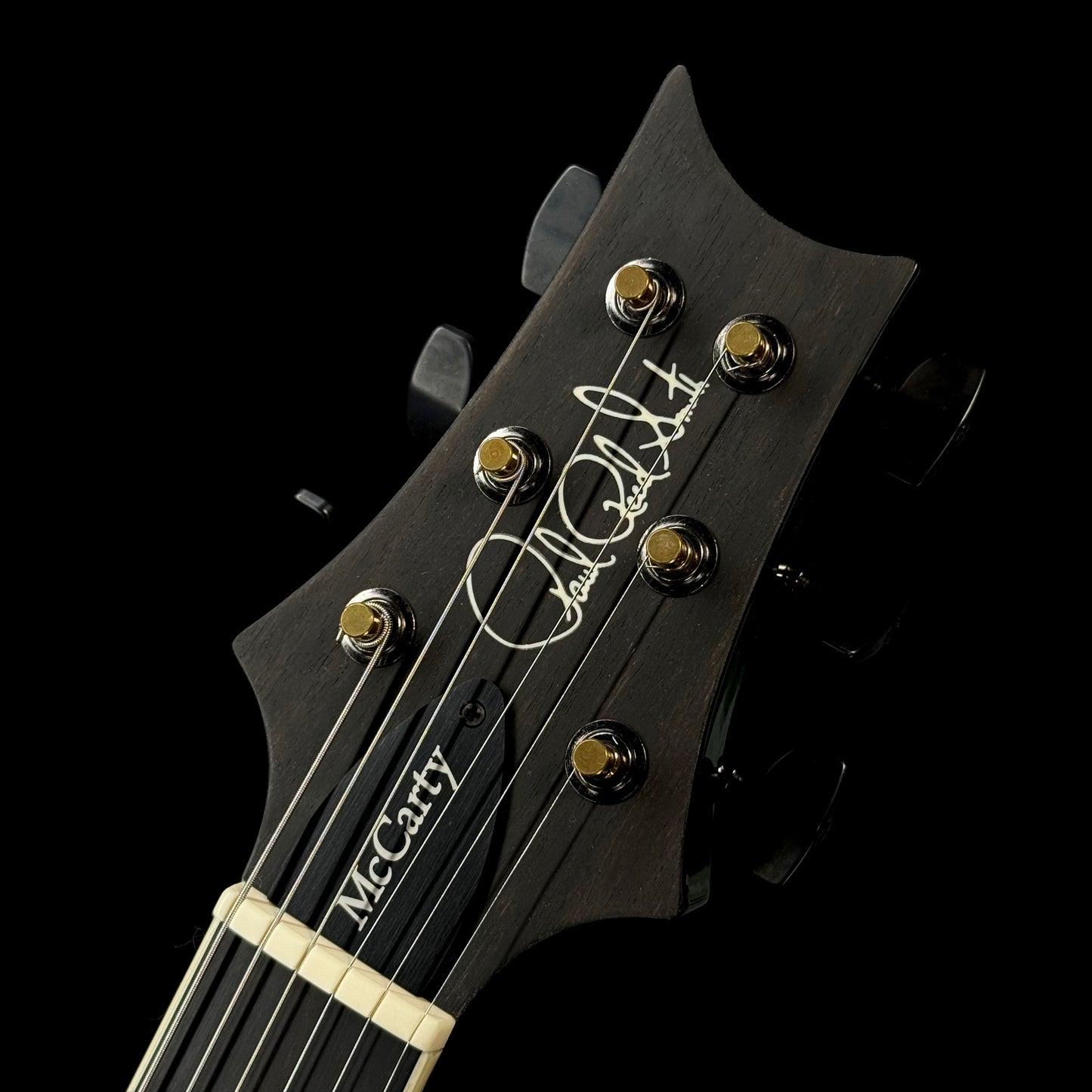 PRS McCarty "10 Top" Wood Library Quilt | Eriza Verde Smokeburst Natural Back