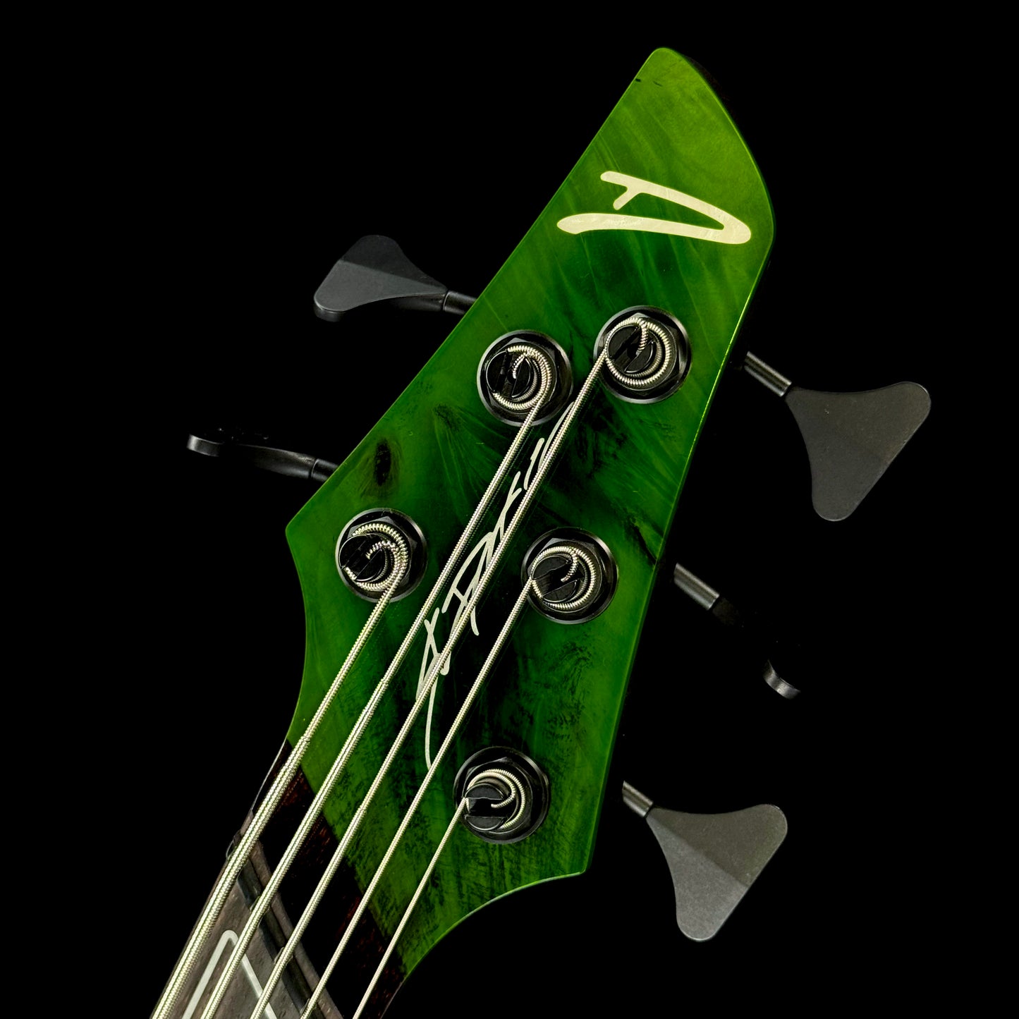 Dingwall Guitars Custom Shop Z3 5 String | Trans Green Reverse Burst