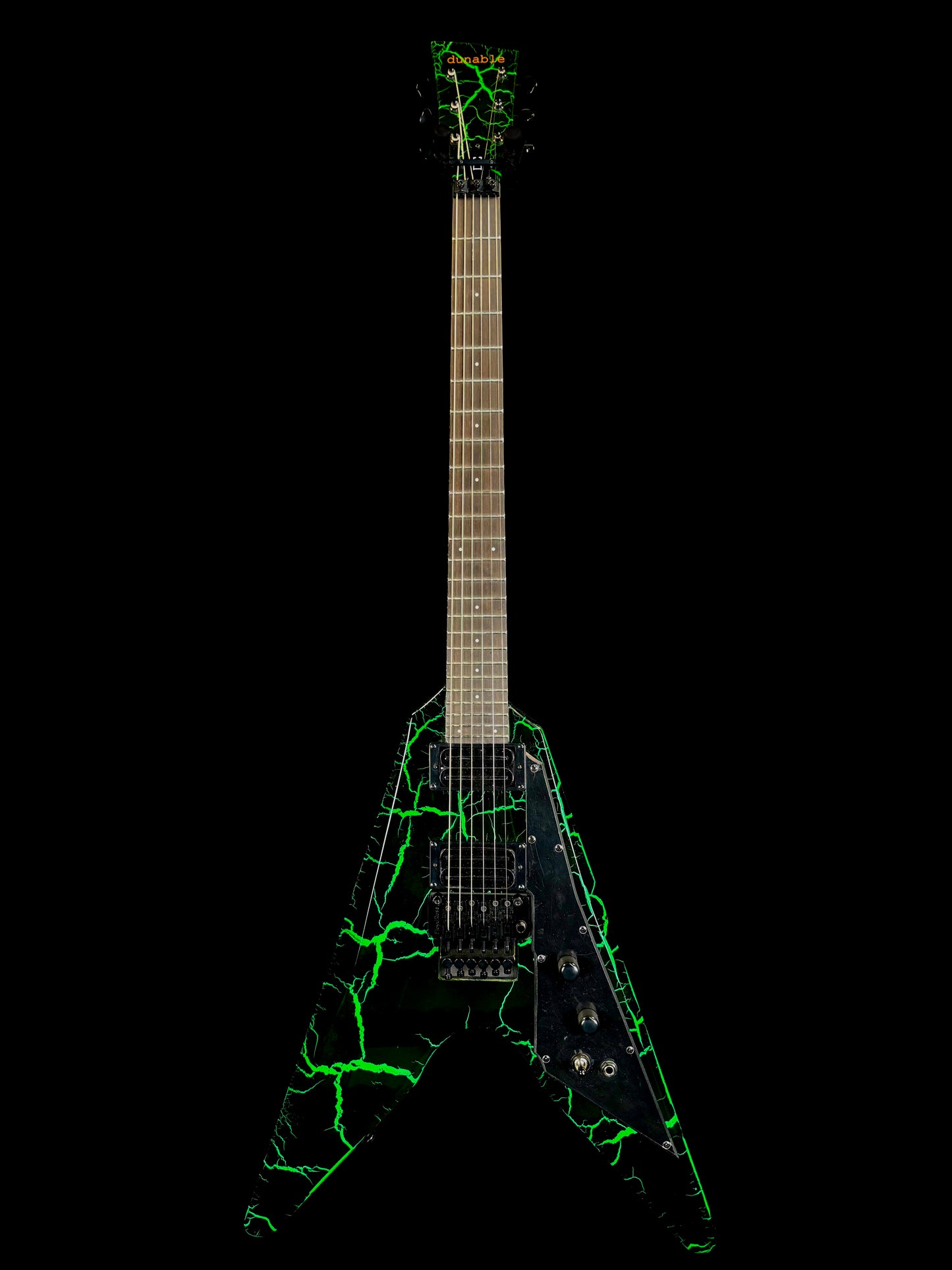 Dunable Asteroid DE | Black/Green Crackle